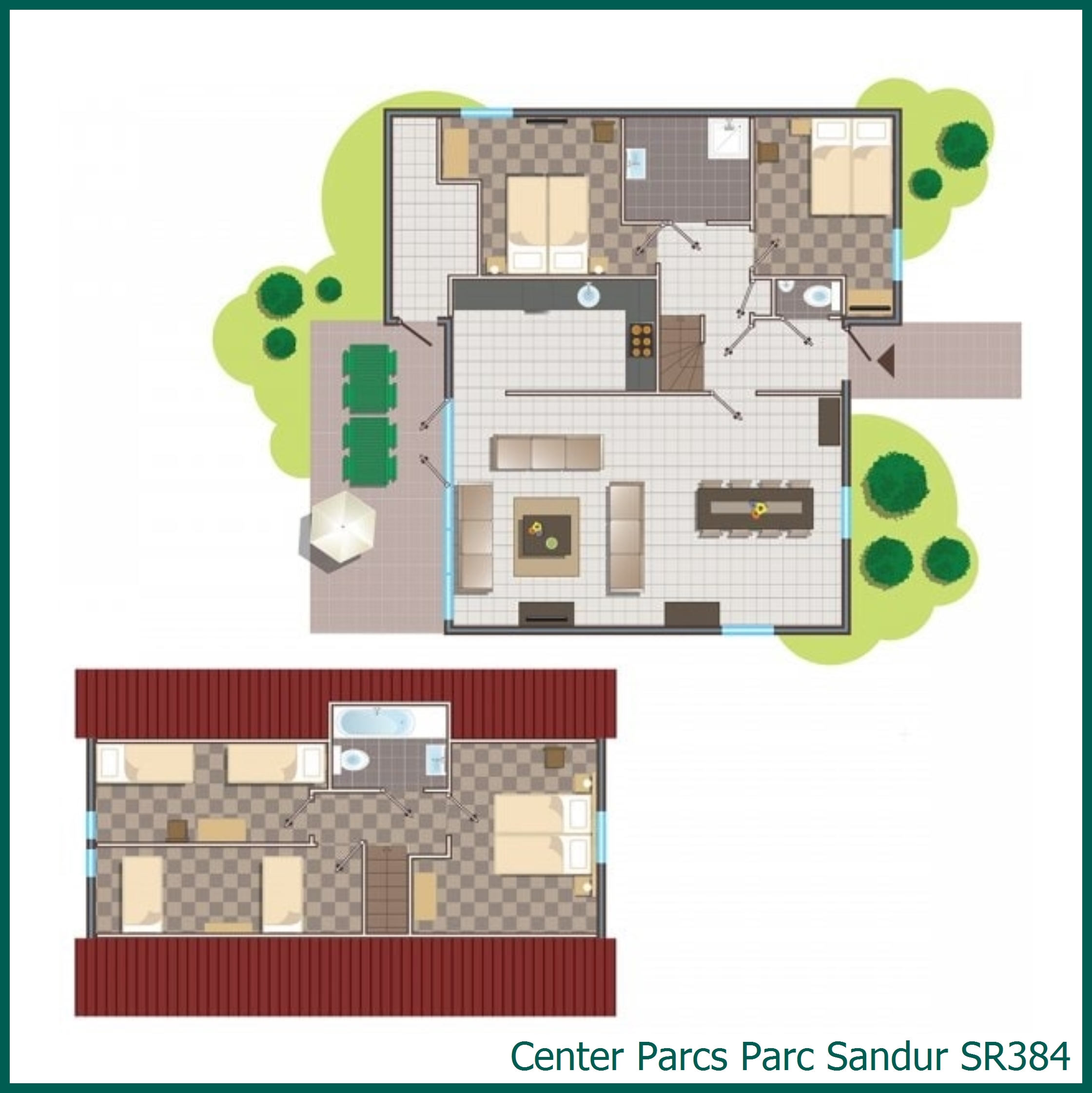 Comfort-Ferienhaus SR384 in Parc Sandur
