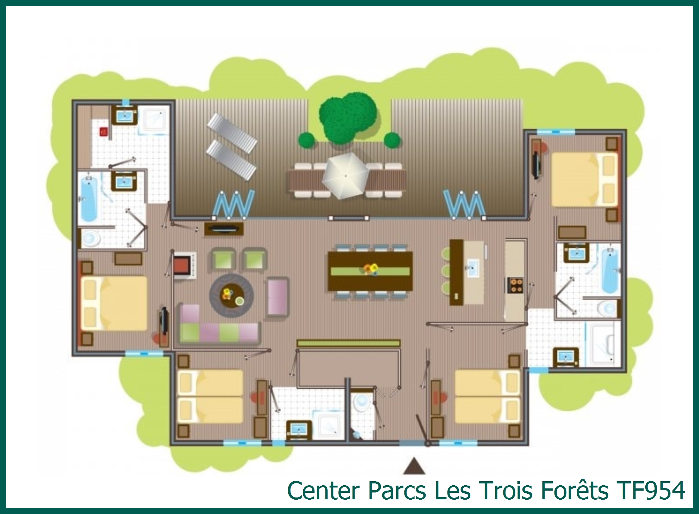 VIP-Ferienhaus TF954 in Les Trois Forêts