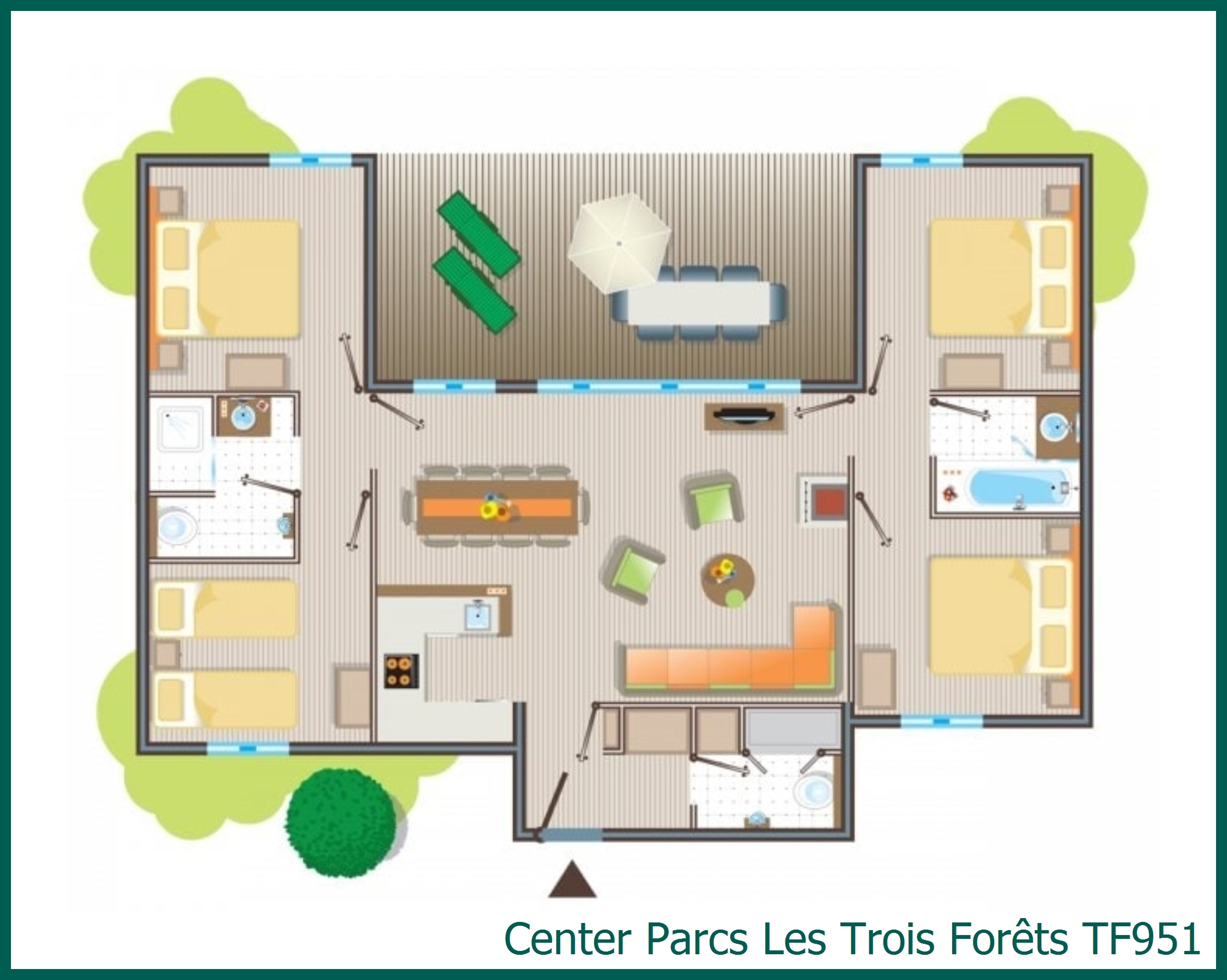 Cottage Comfort TF951 à Les Trois Forêts