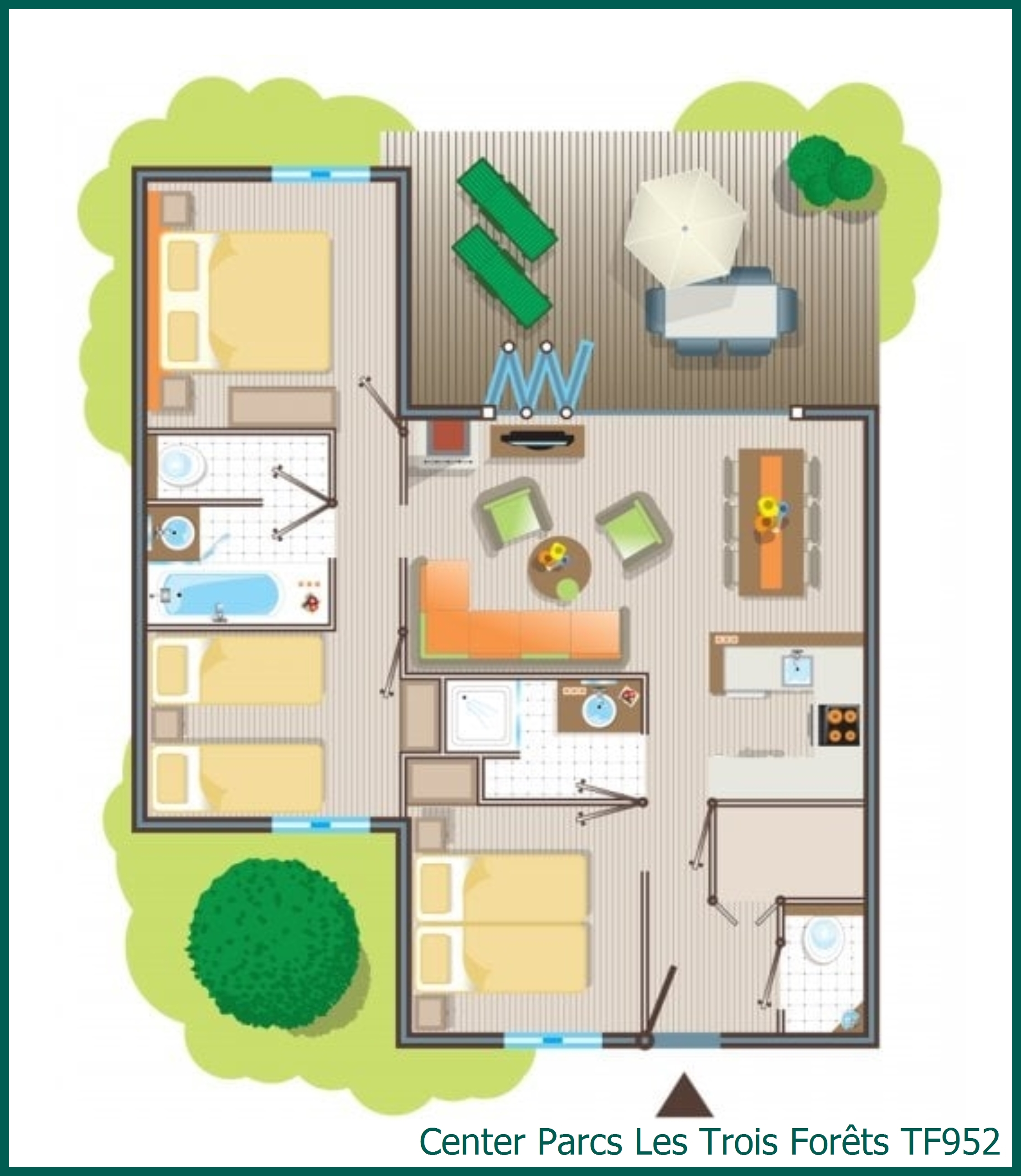Cottage Comfort TF952 à Les Trois Forêts