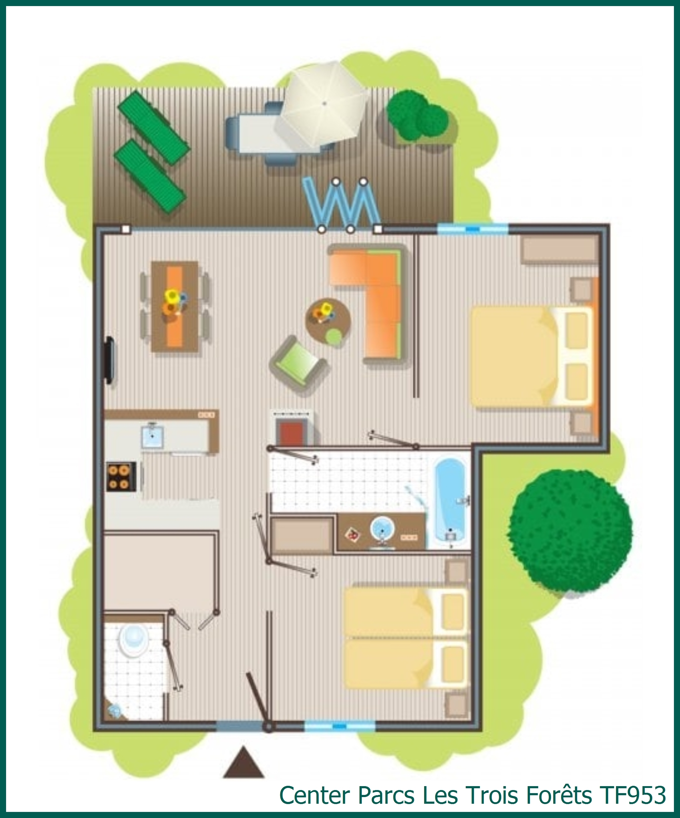 Cottage Comfort TF953 à Les Trois Forêts