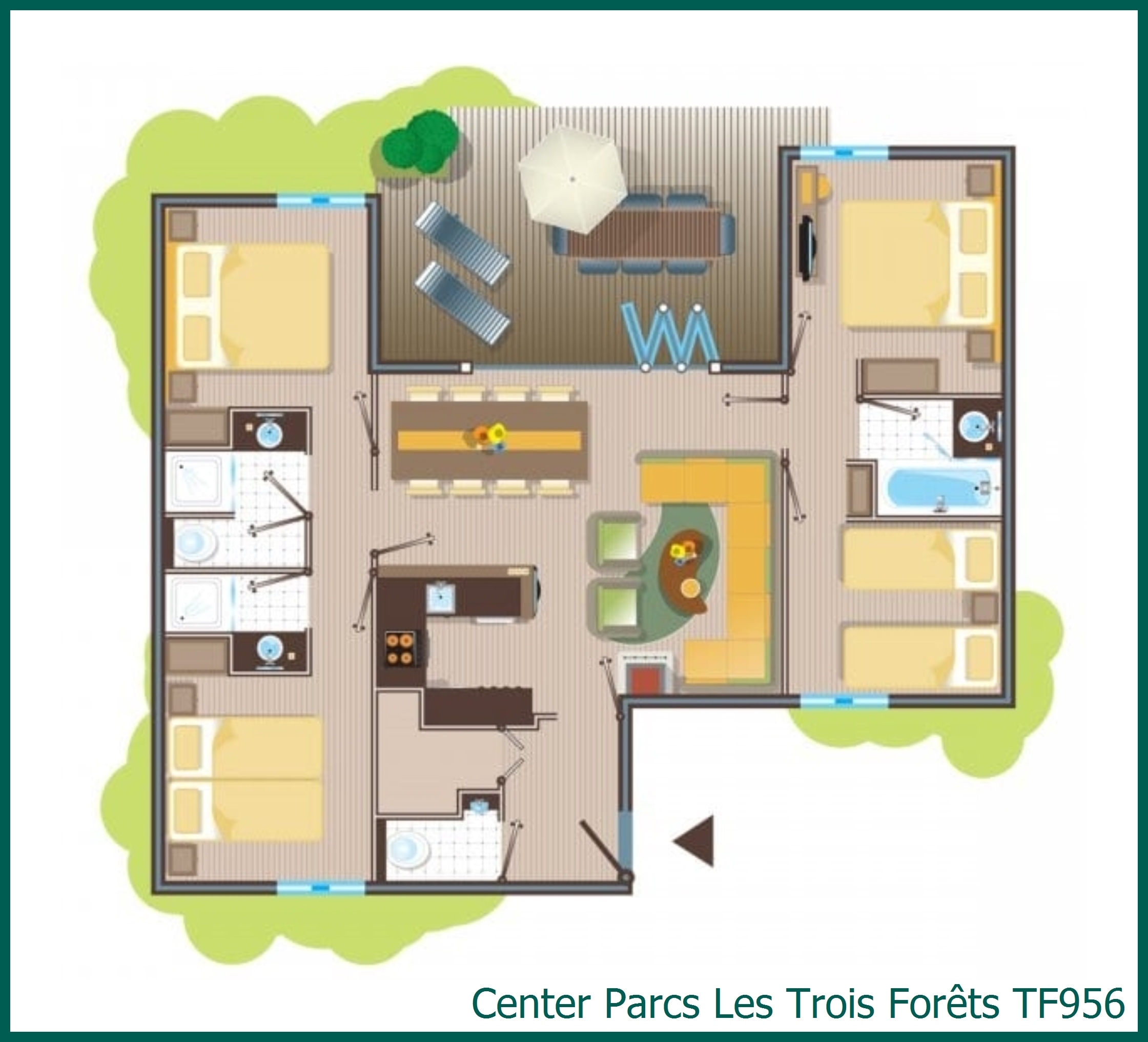 Cottage Premium TF956 à Les Trois Forêts