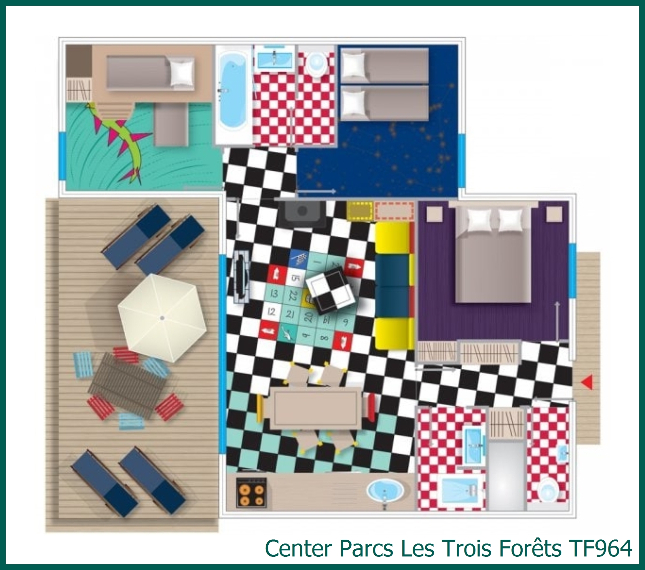 Cottage Contes du royaume TF964 à Les Trois Forêts