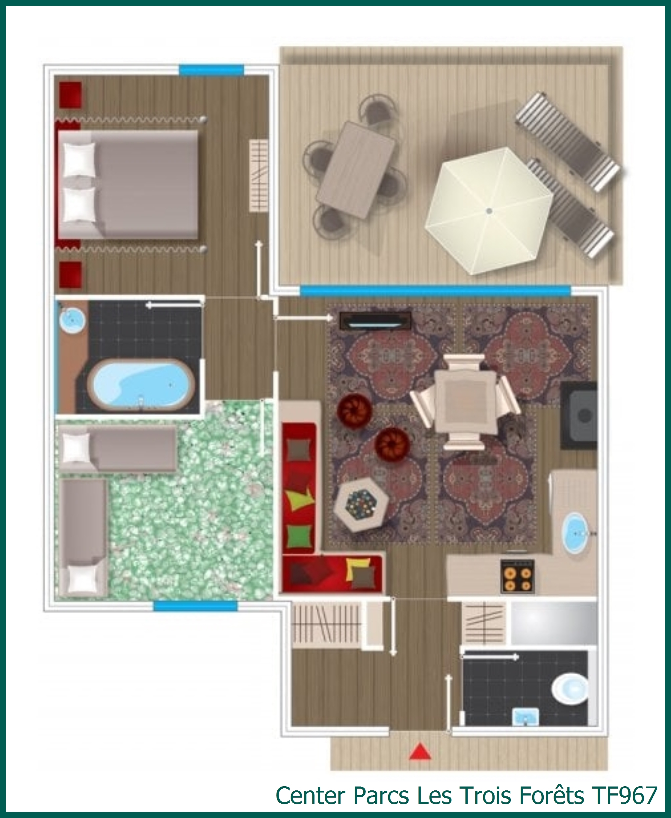 Cottage Aventure TF967 à Les Trois Forêts