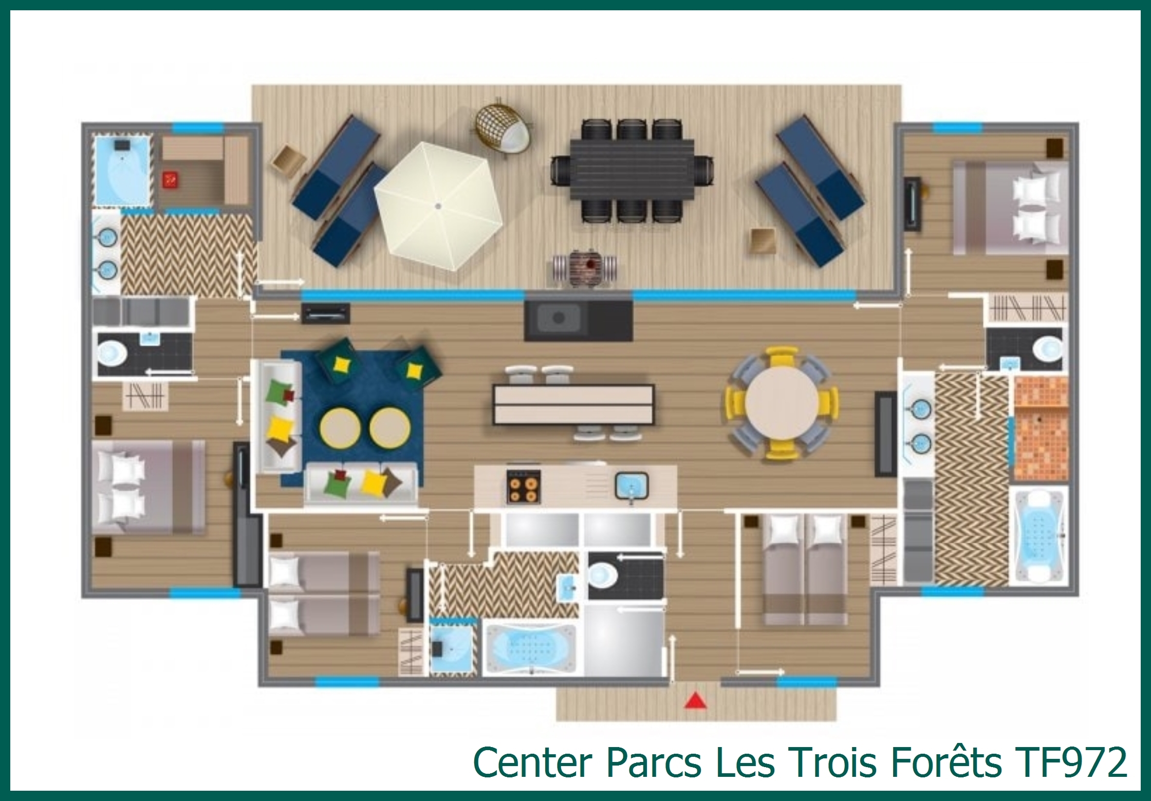 Cottage Exclusive TF972 à Les Trois Forêts