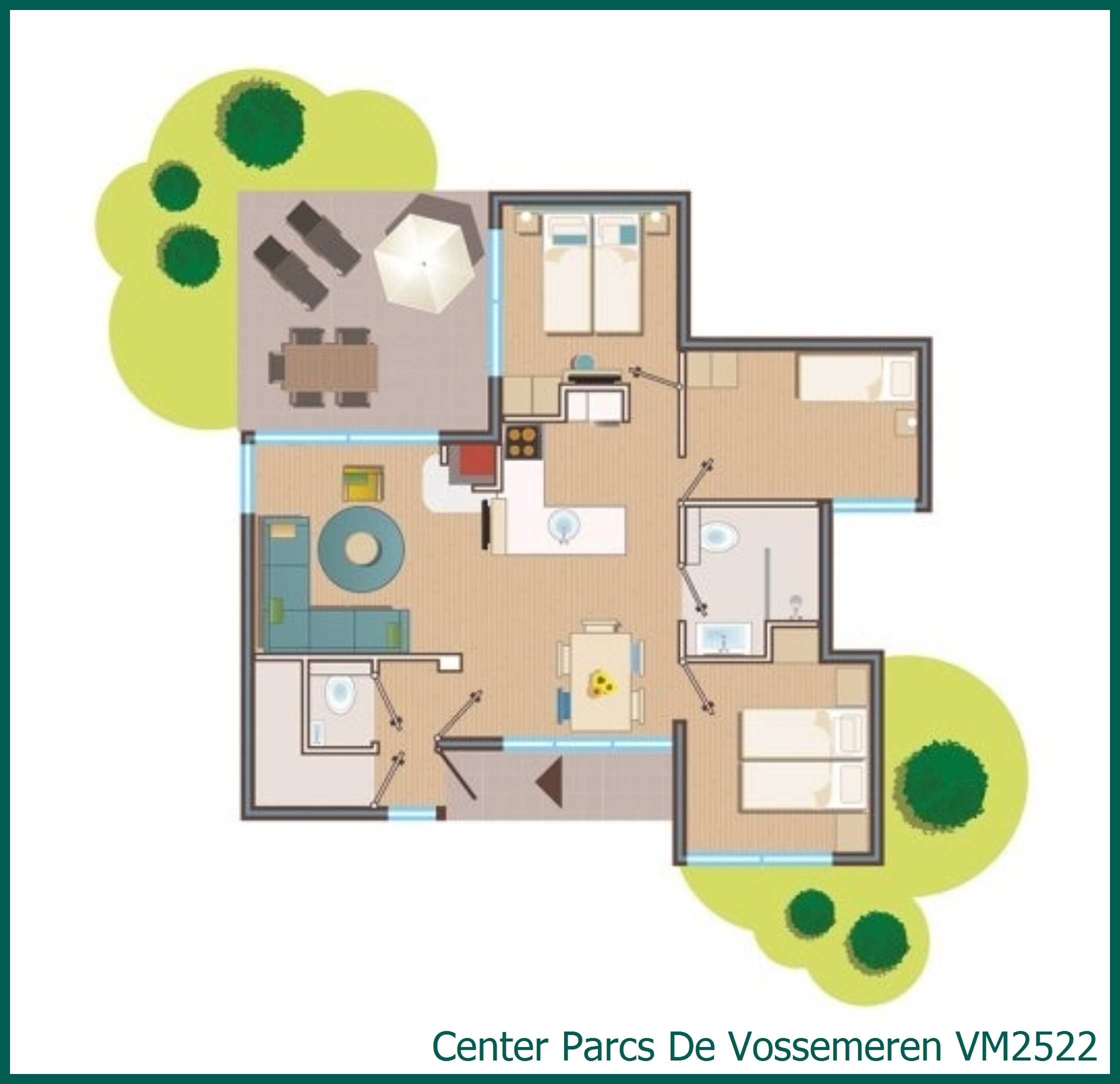 Premium-Ferienhaus VM2522 in De Vossemeren