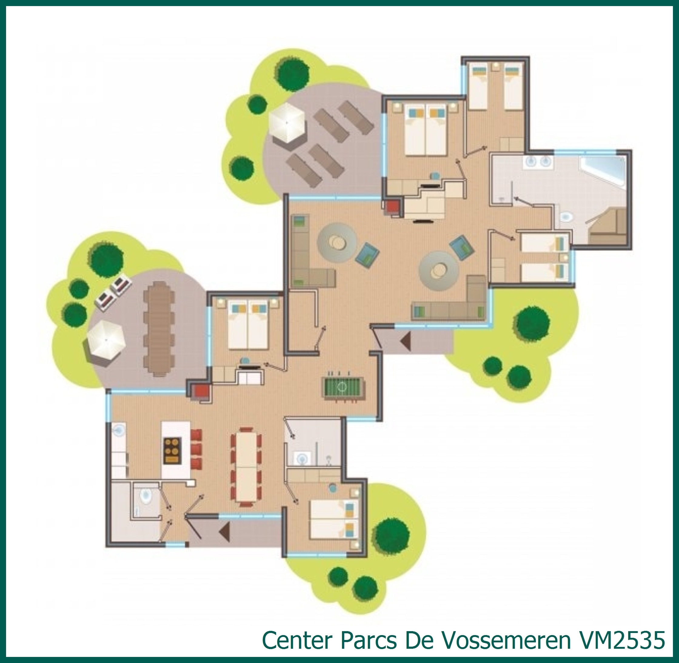 VIP-Ferienhaus VM2535 in De Vossemeren