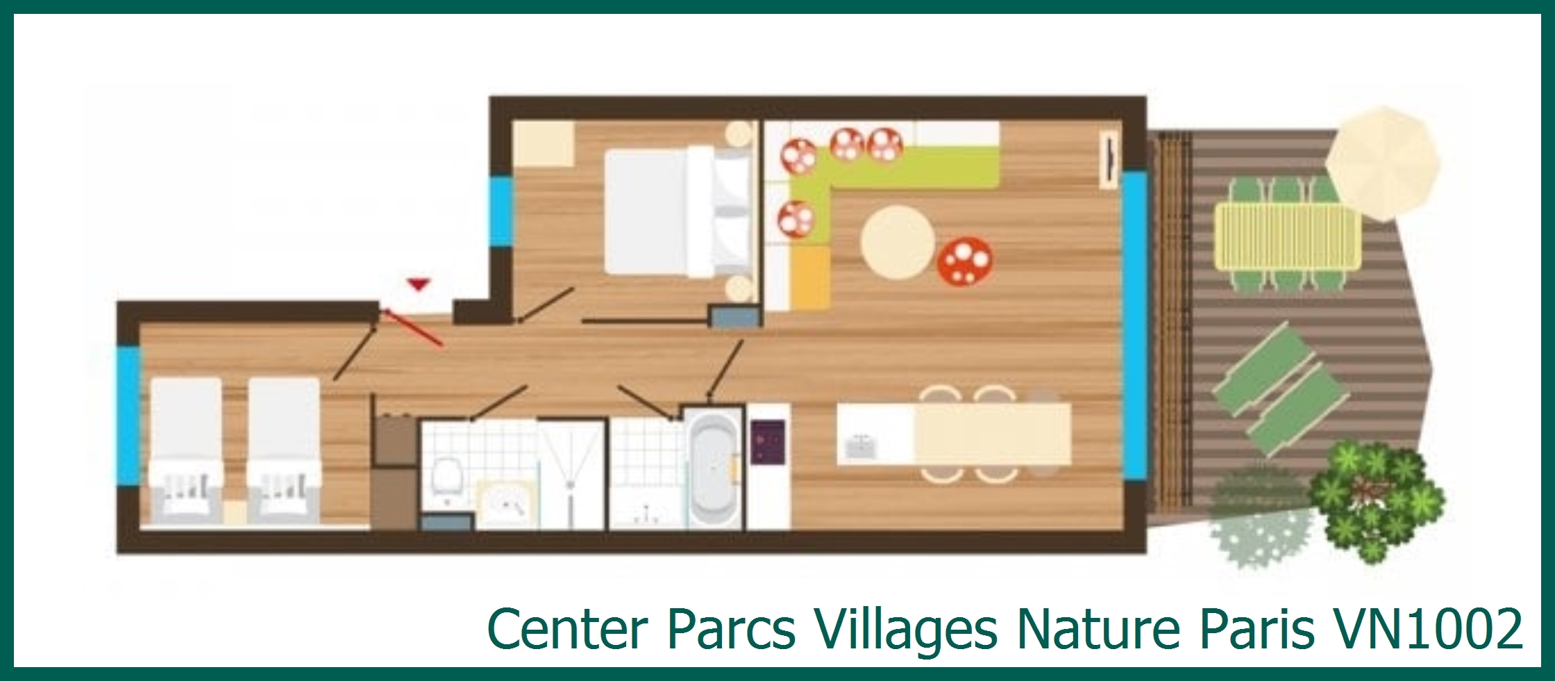 Ferienhaus VN1002 in Villages Nature Paris