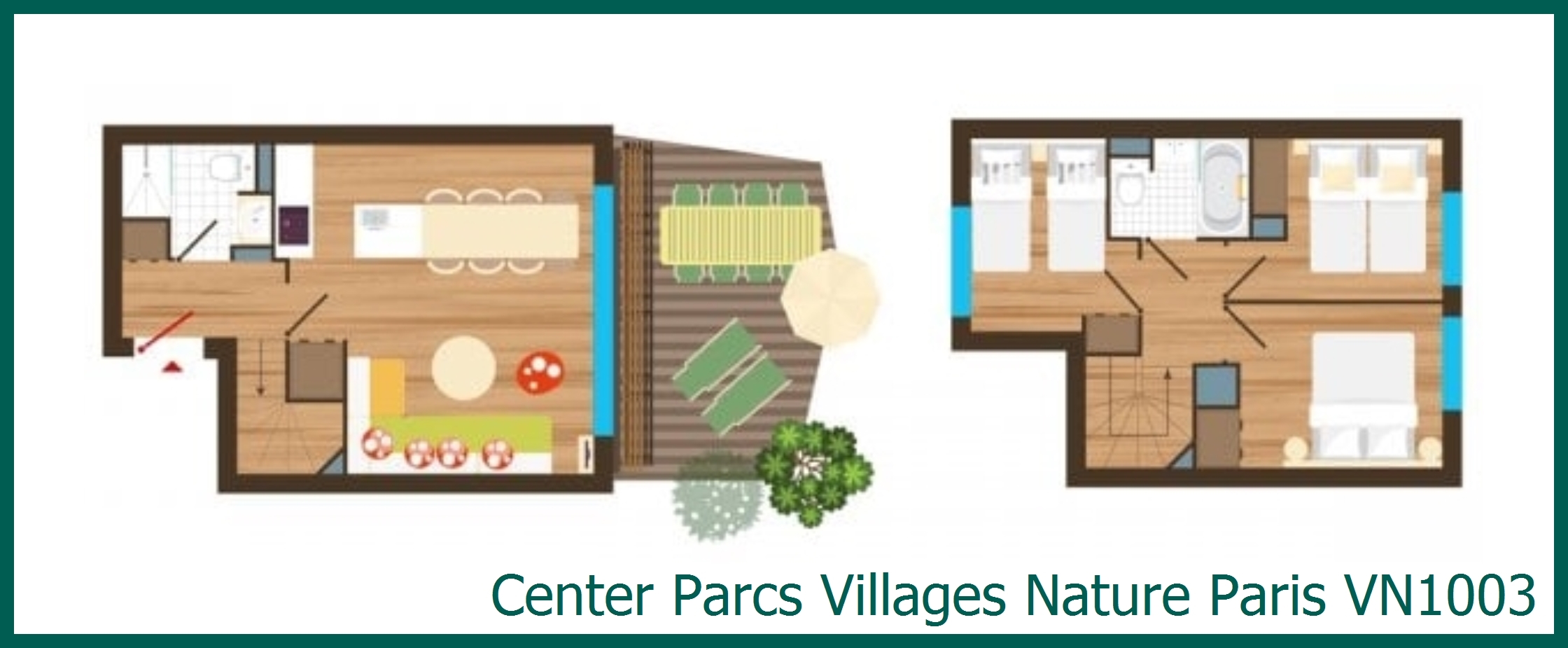 Cottage Comfort VN1003 à Villages Nature Paris