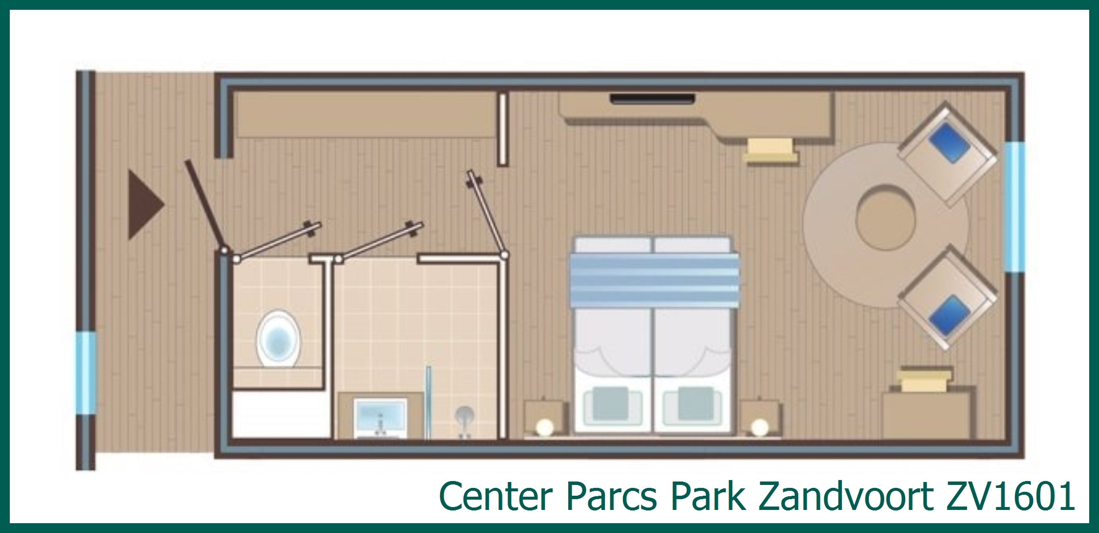 Hotelzimmer ZV1601 in Park Zandvoort