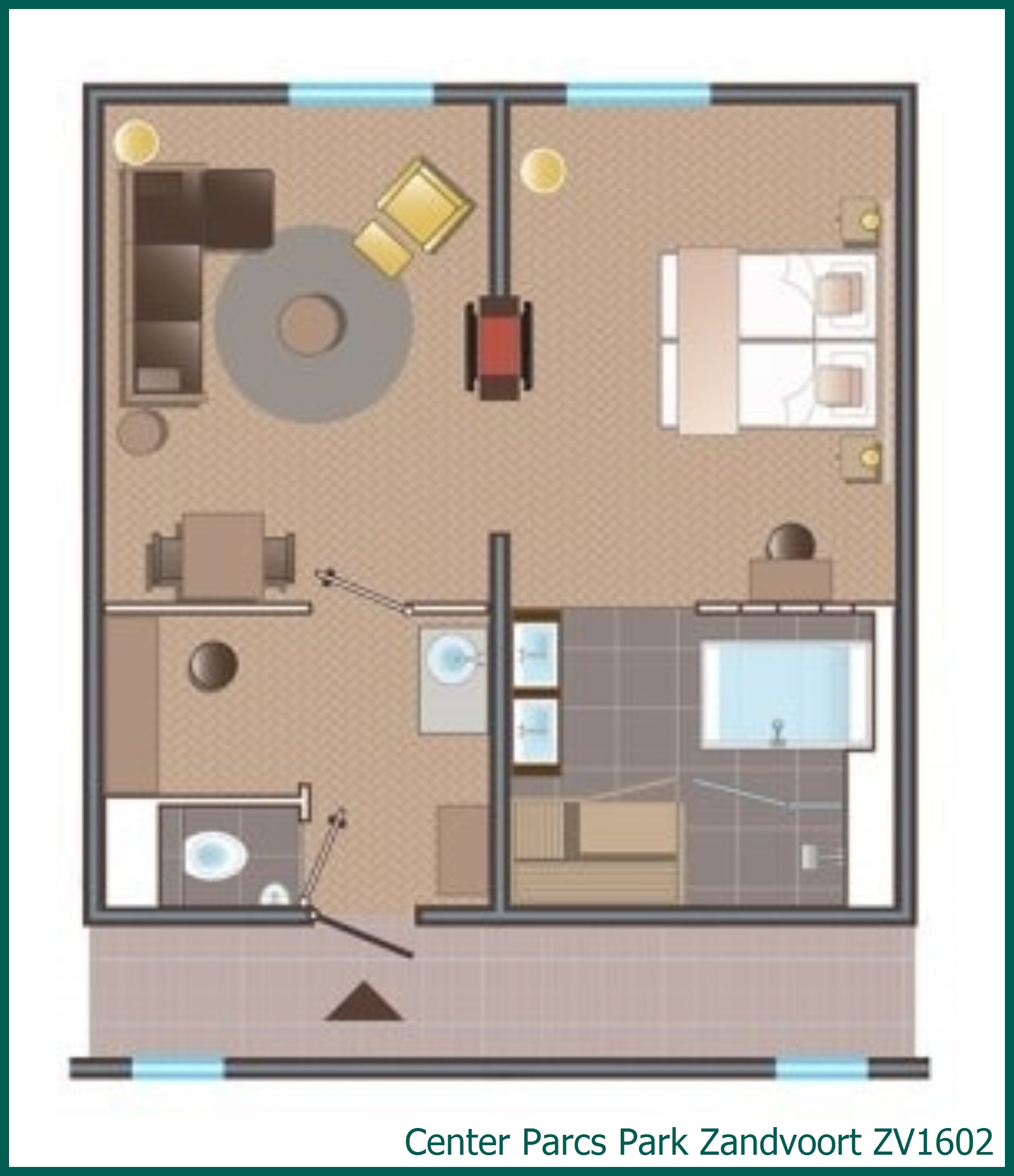 Wellness Exclusive-Hotelsuite ZV1602 in Park Zandvoort