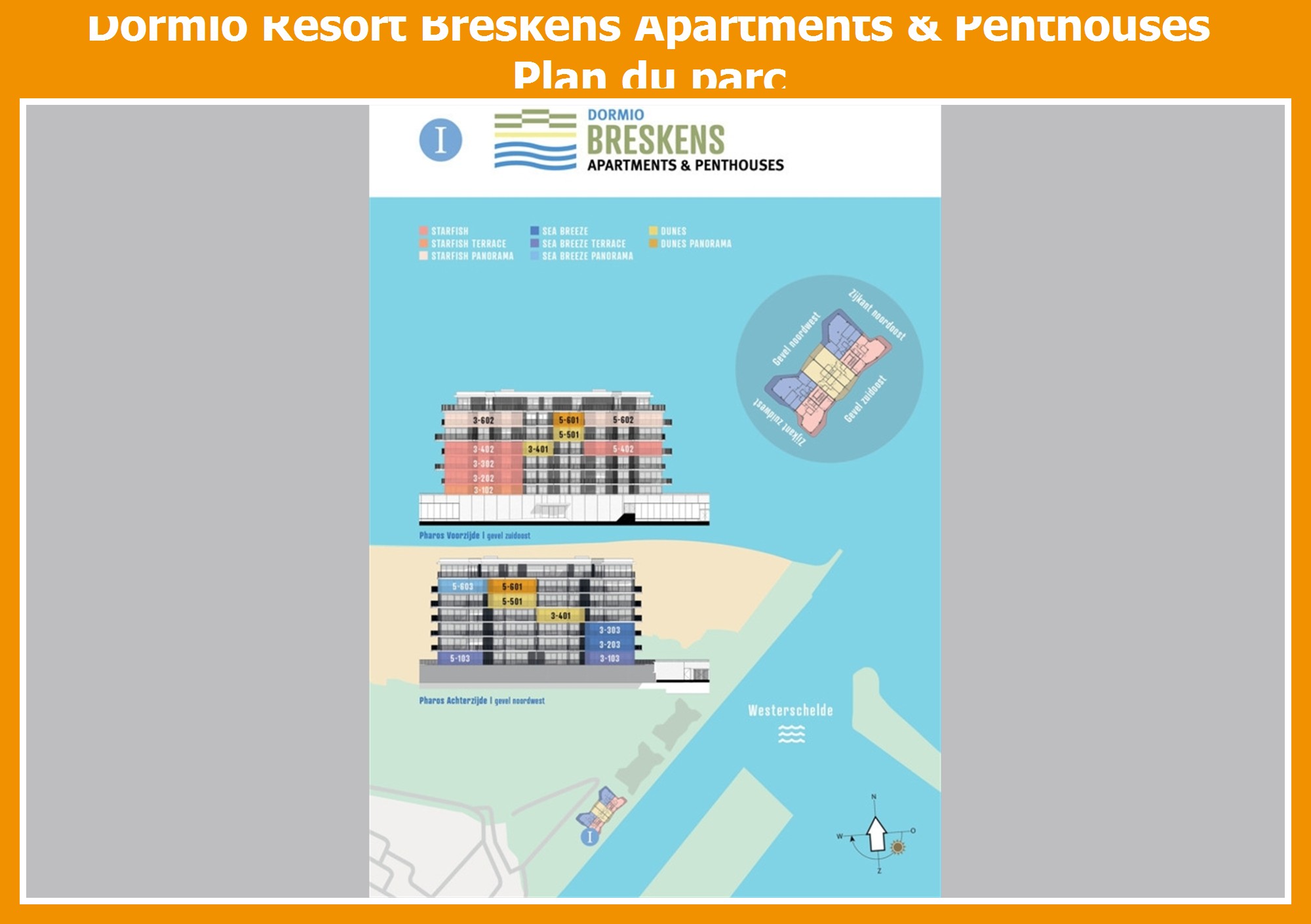 Plan Dormio Resort Breskens Apartments & Penthouses