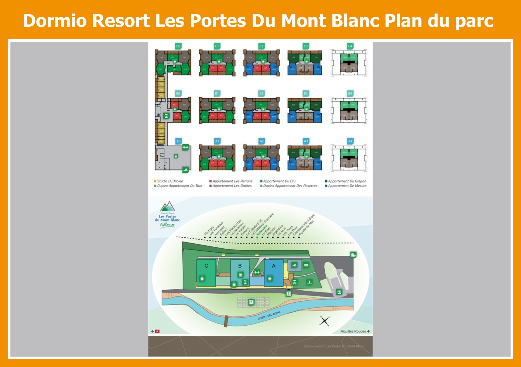 Plan Dormio Resort Les Portes Du Mont Blanc