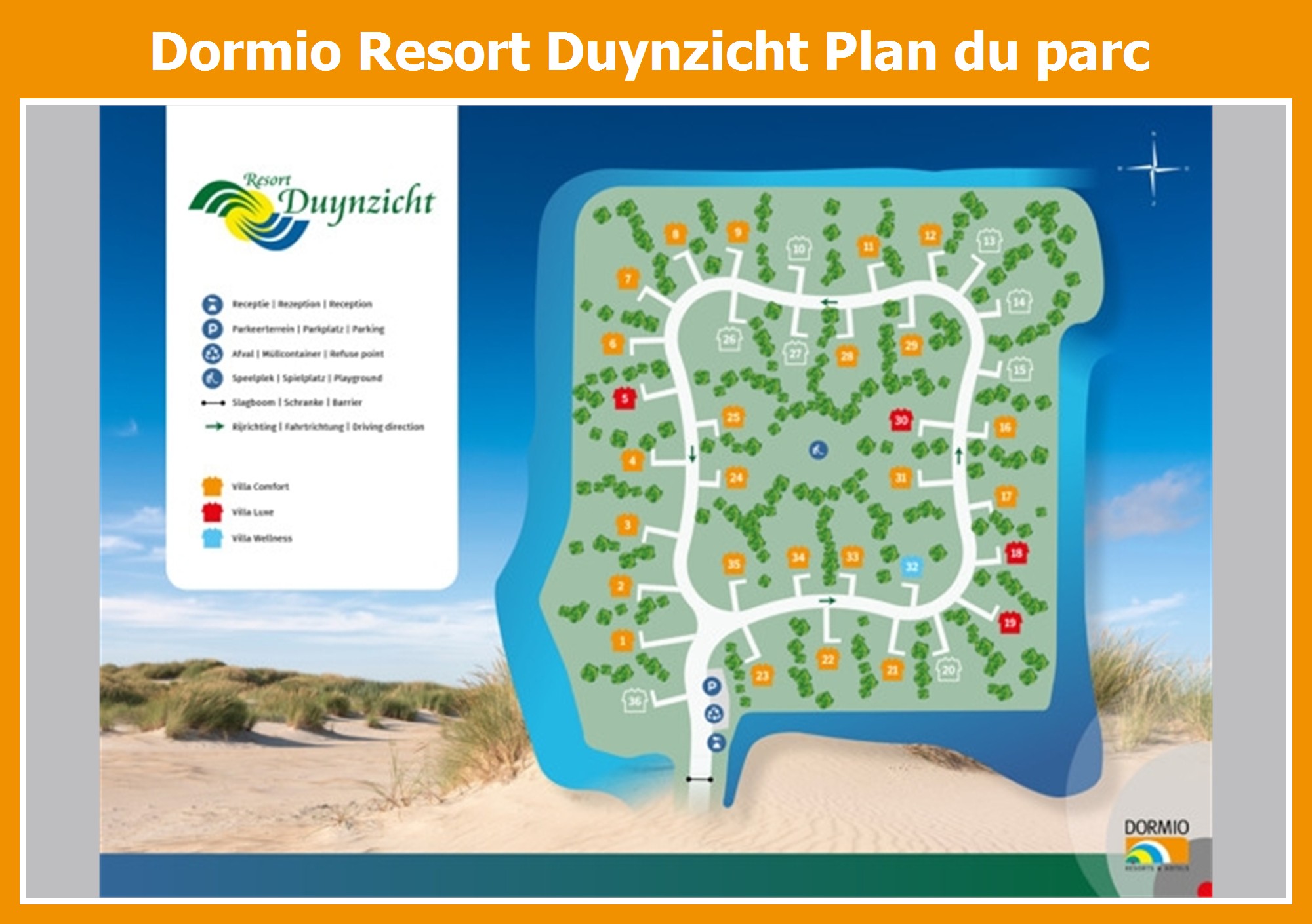 Plan Dormio Resort Duynzicht