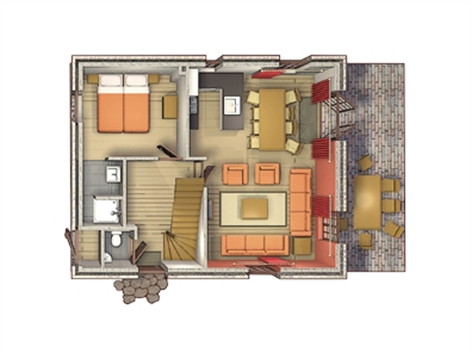 Ferienhaus im Wald 8 Personen BH8 in Bosrijk