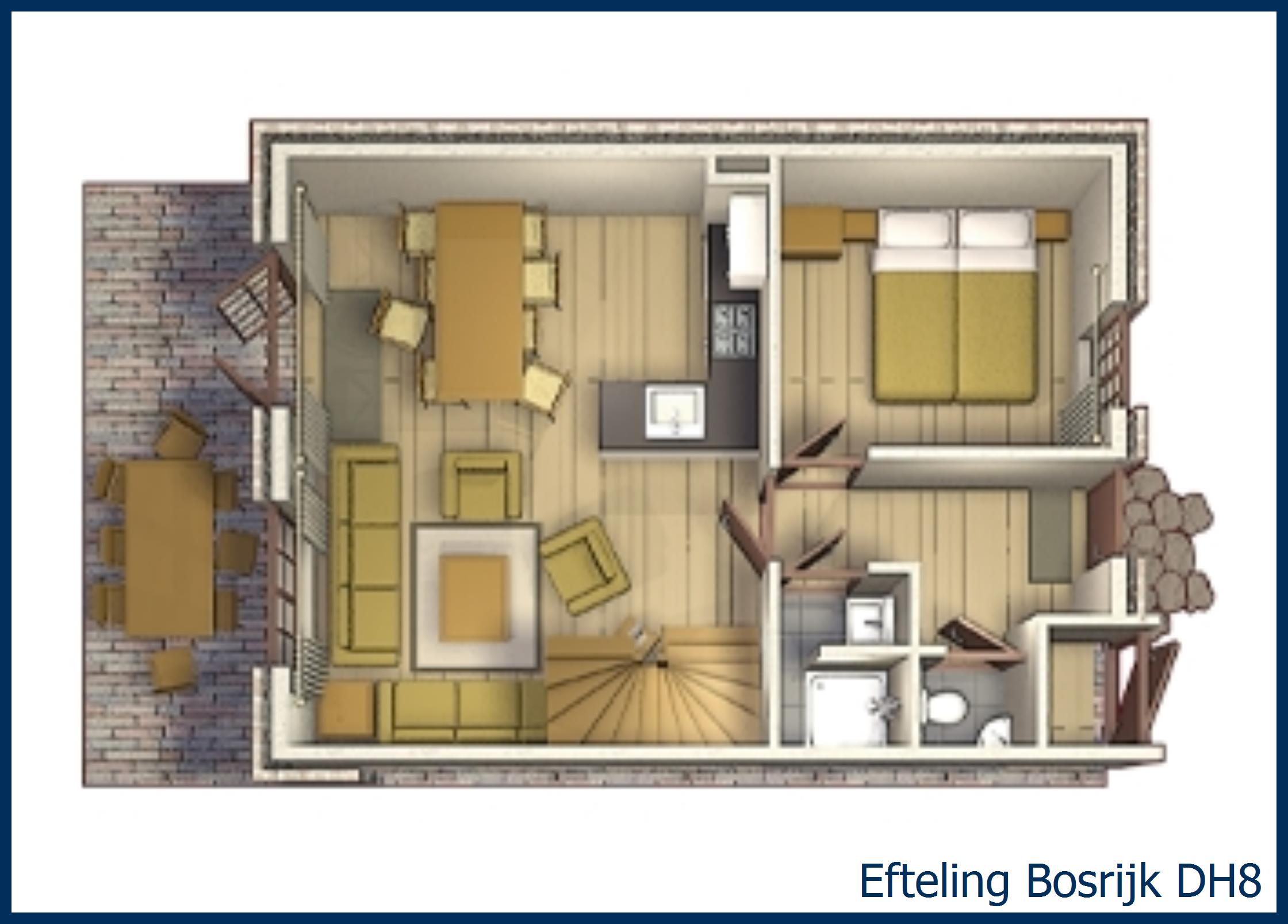 Maison de village 8 personnes DH8 à Bosrijk