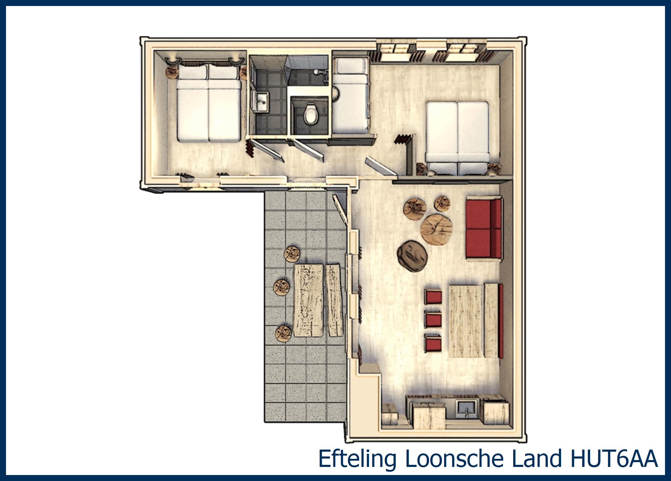 Maison hypoallergéniques 6 personnes HUT6AA à Loonsche Land