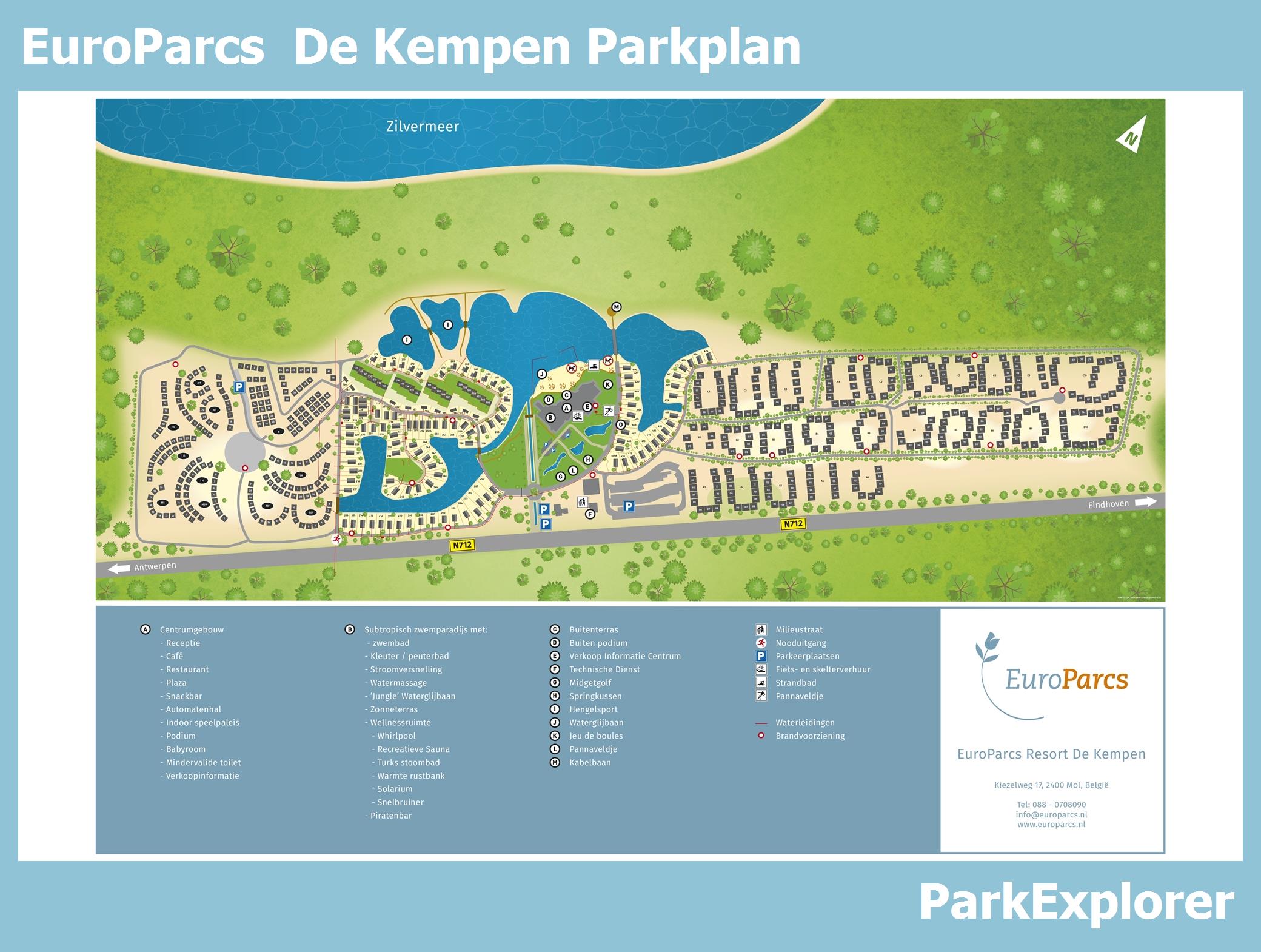Karte und Lageplan EuroParcs De Kempen