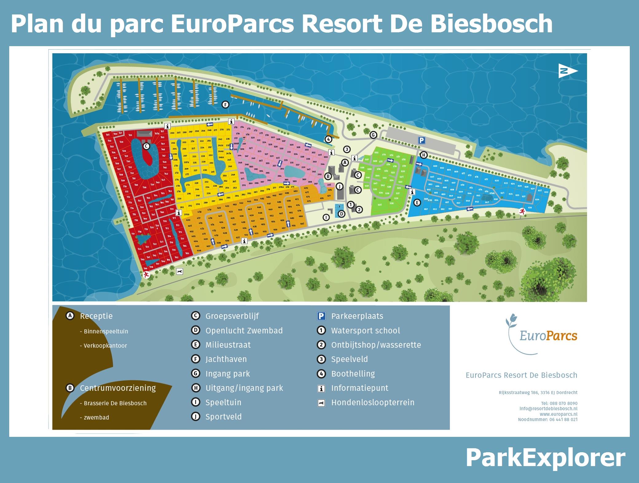 Plan EuroParcs De Biesbosch