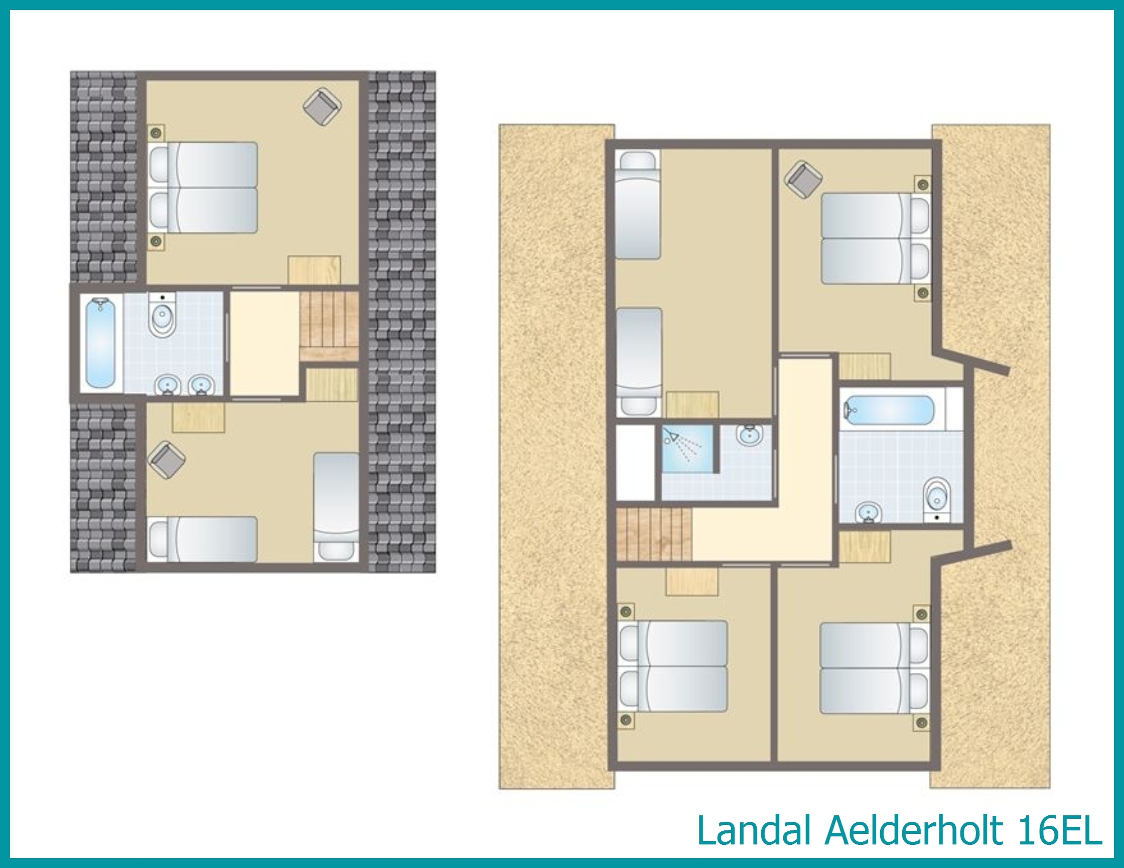 16-Personen-Ferienhaus 16EL in Aelderholt