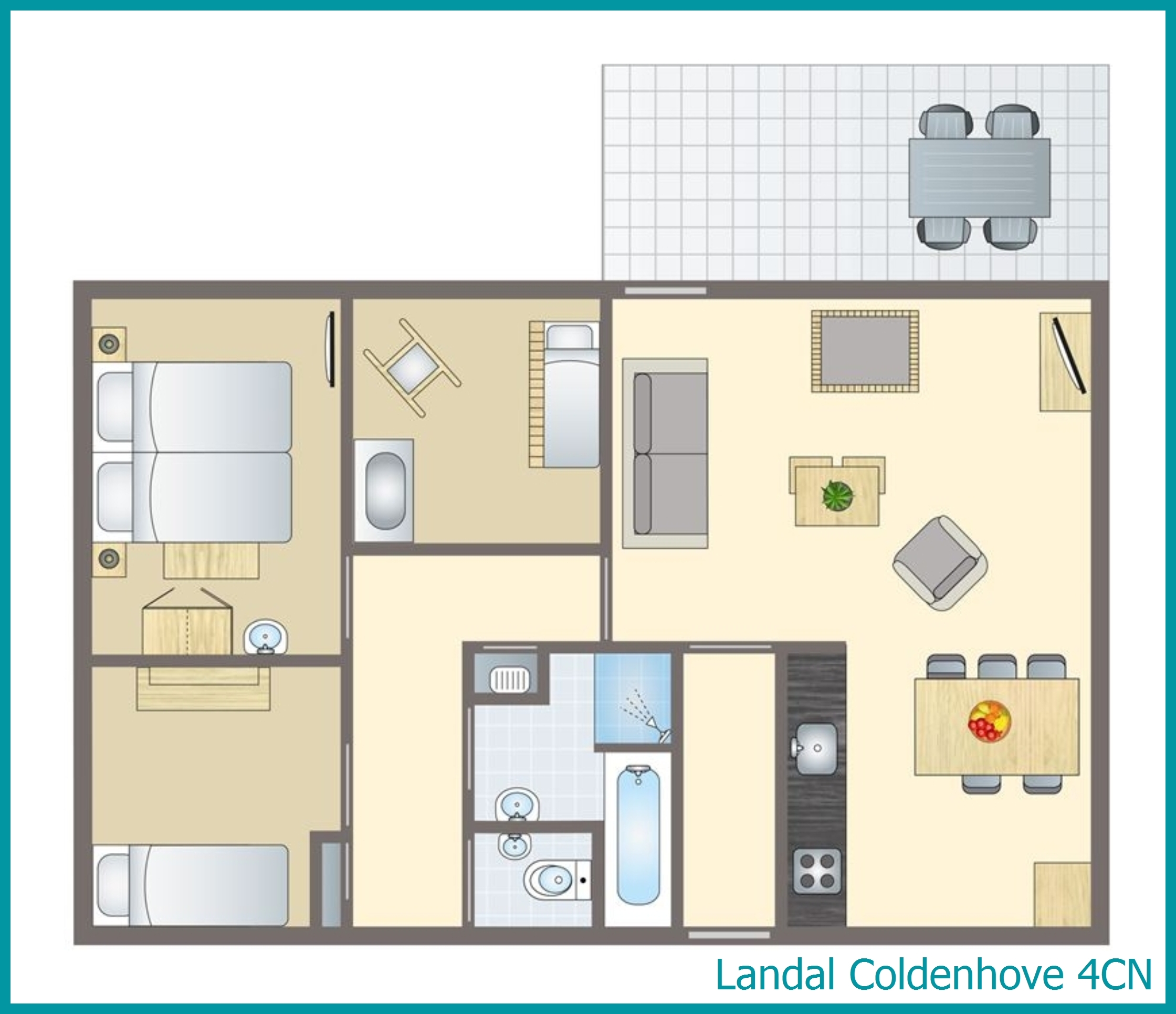 4-Personen-Baby-Ferienhaus 4CN in Coldenhove