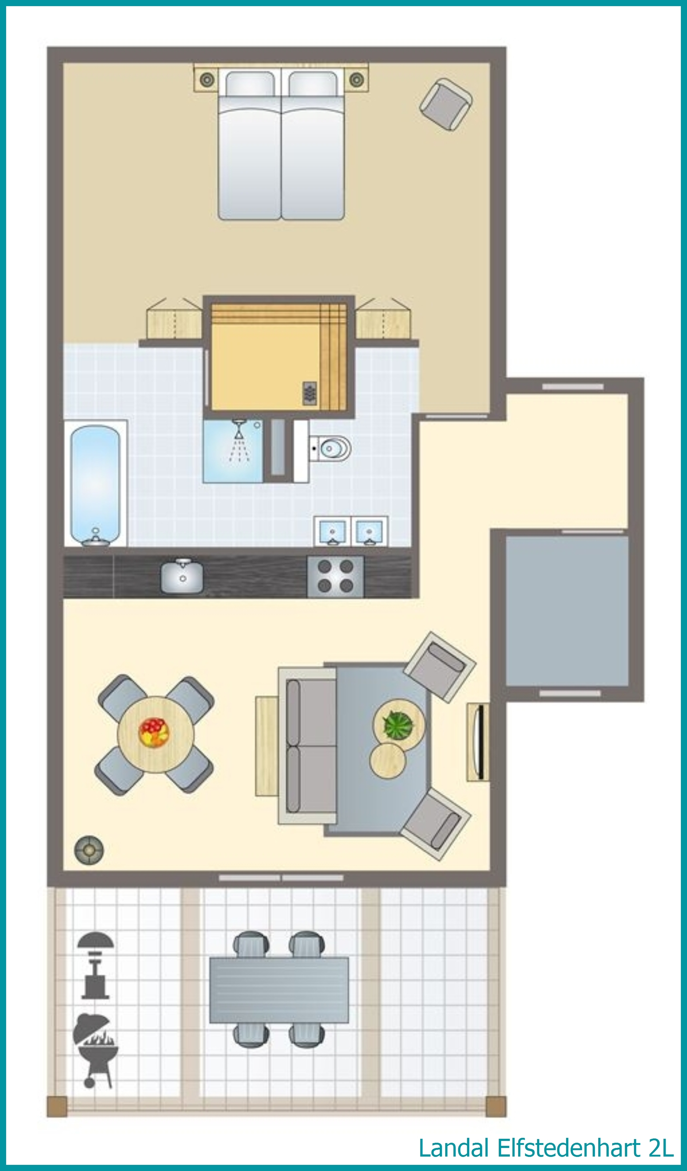 2-Personen-Ferienhaus 2L in Elfstedenhart