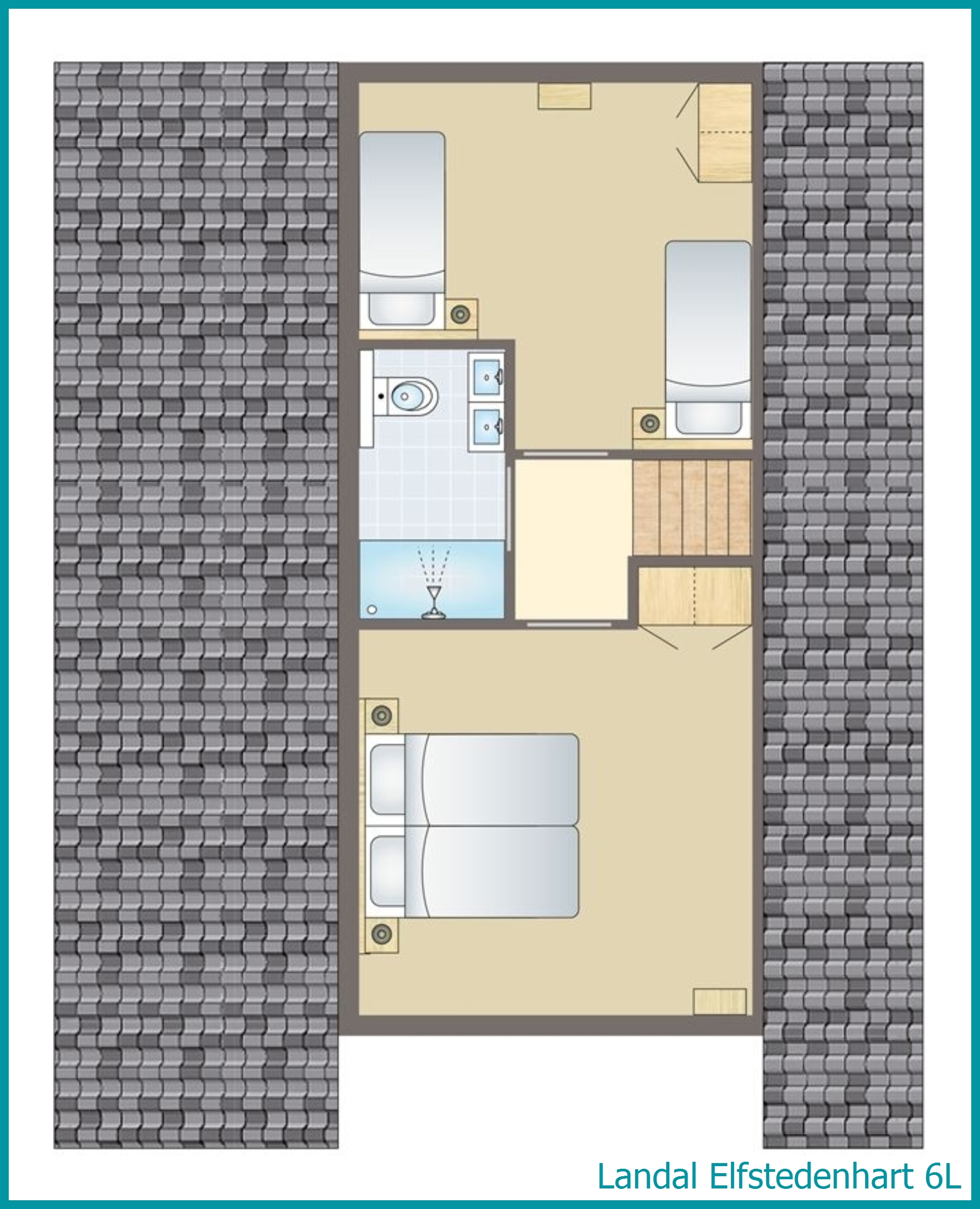 6-Personen-Ferienhaus 6L in Elfstedenhart