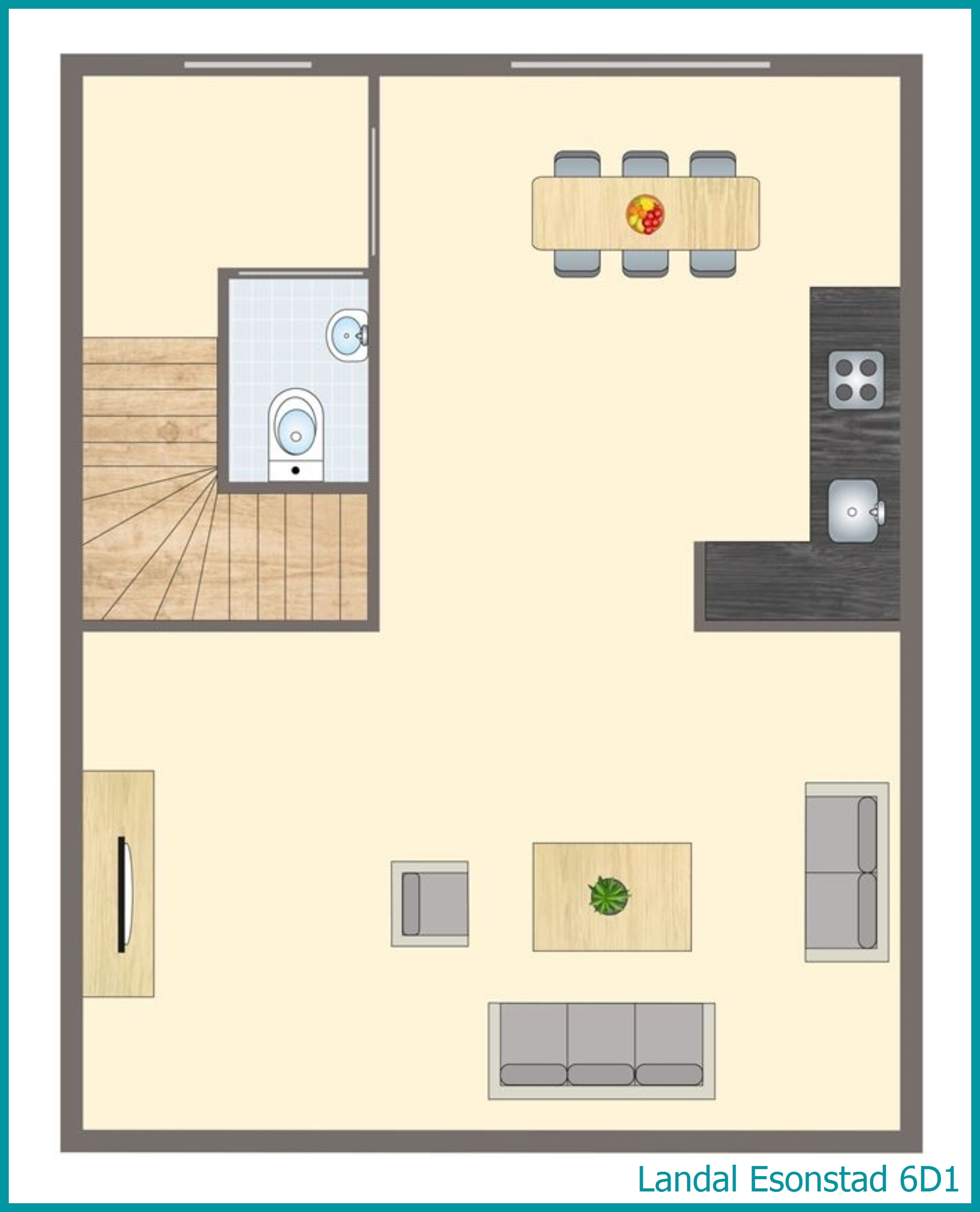 6-Personen-Maisonette 6D1 in Esonstad