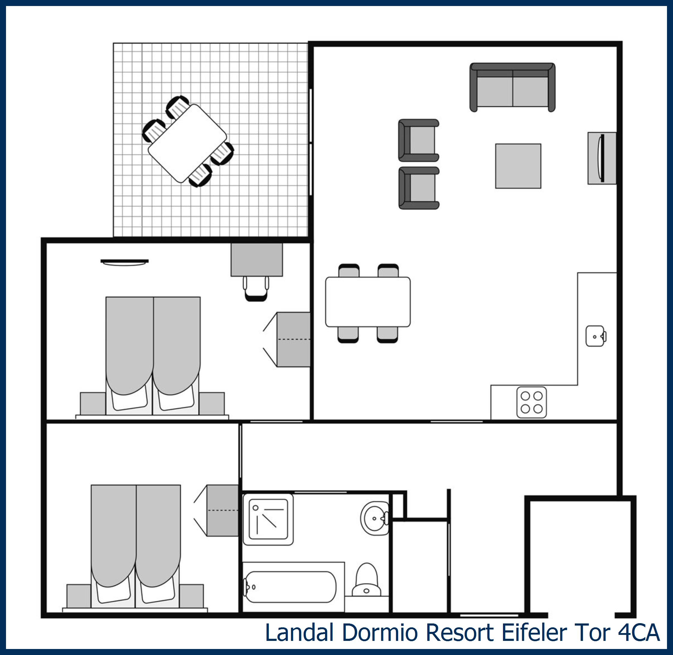 Ferienwohnung 4CA in Eifeler Tor