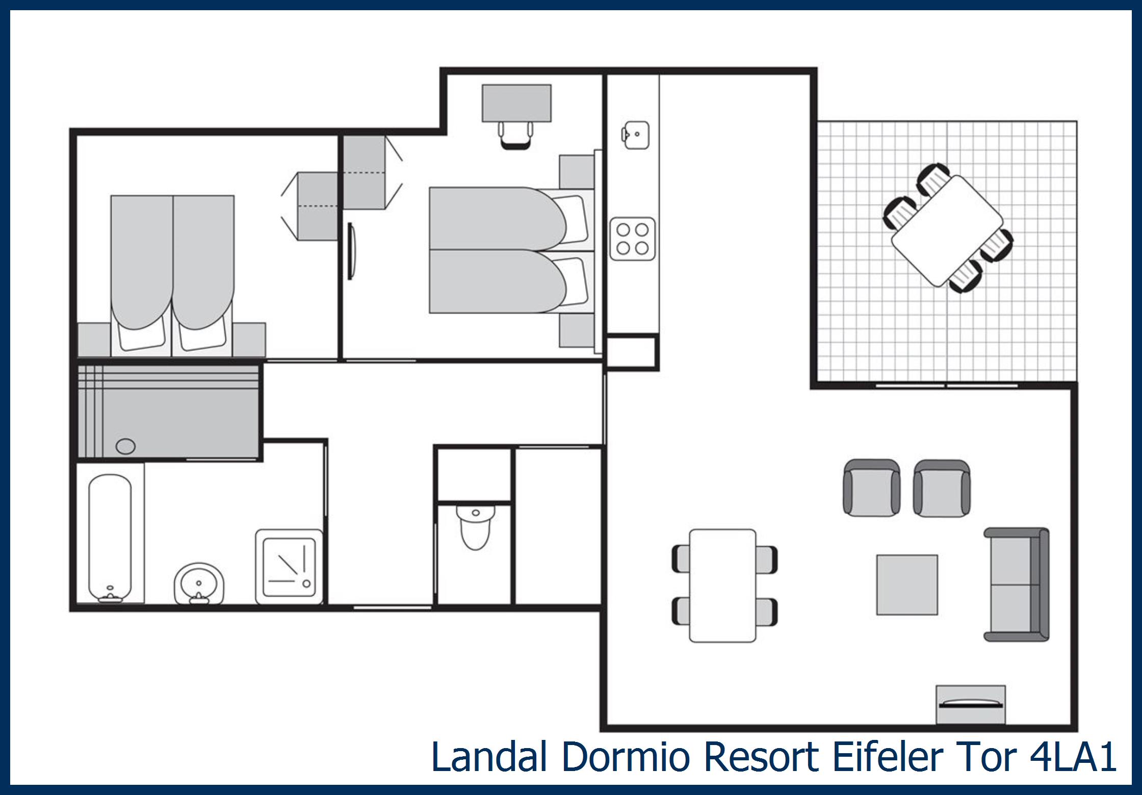 Ferienwohnung 4LA1 in Eifeler Tor