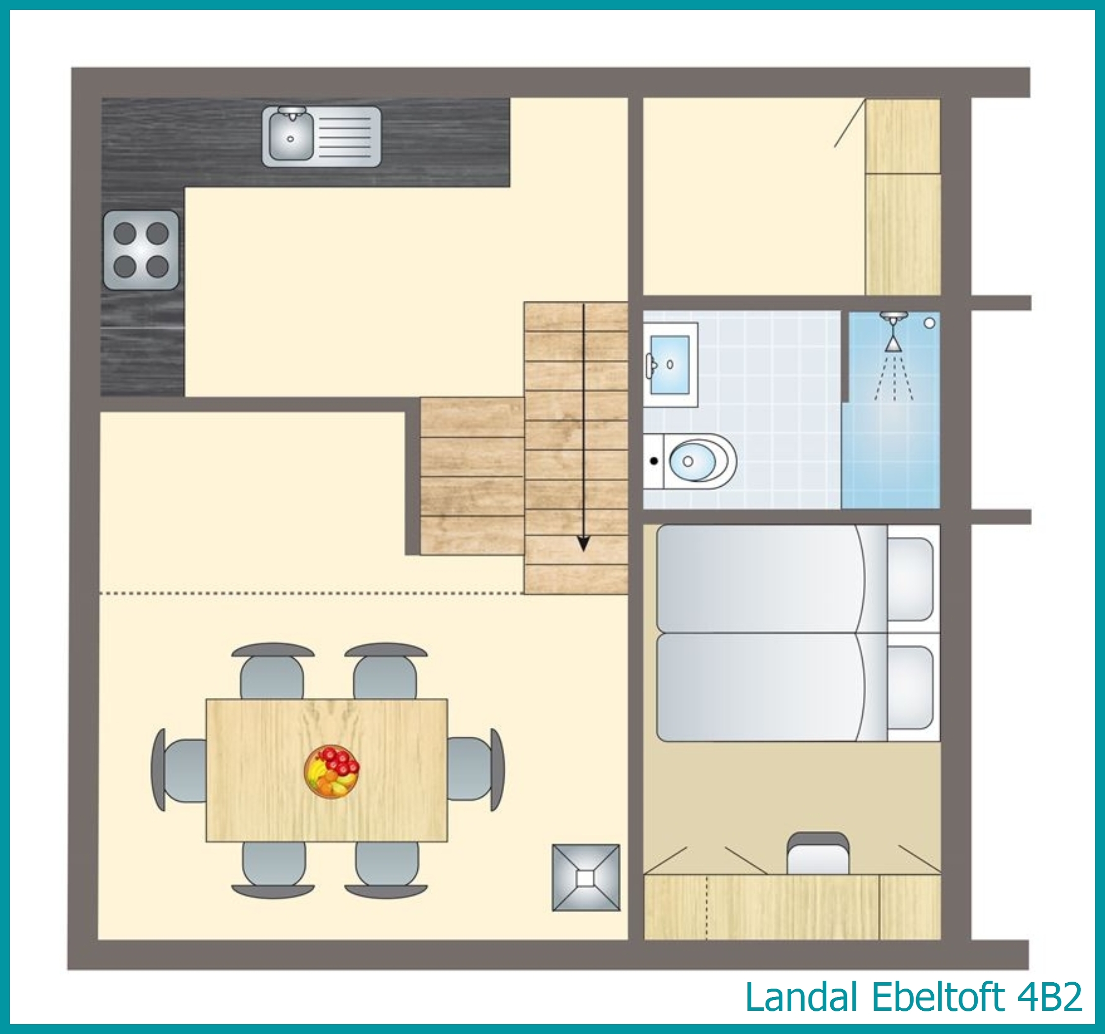 4-Personen-Ferienhaus 4B2 in Ebeltoft