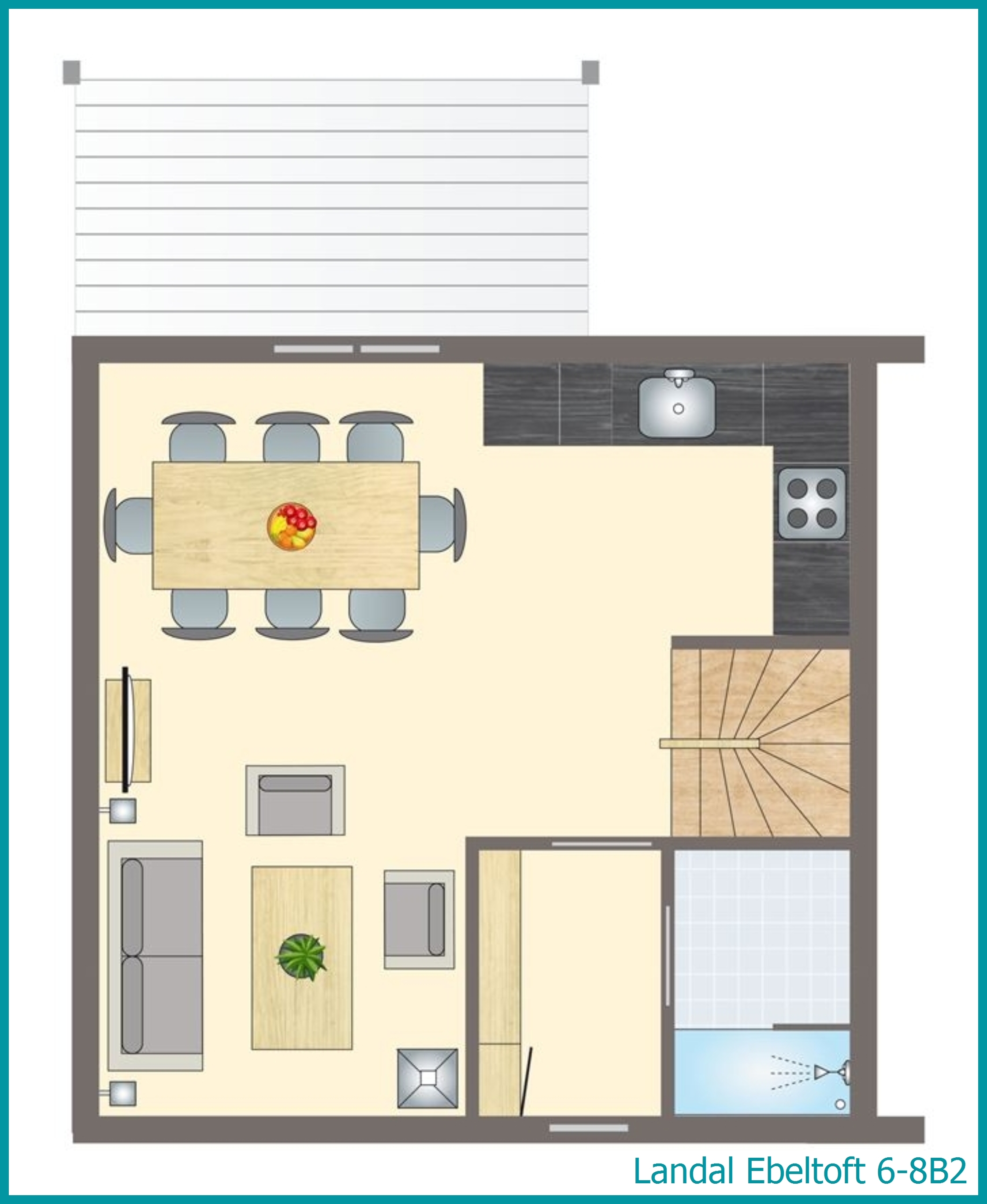 6-8-Personen-Ferienhaus 6-8B2 in Ebeltoft