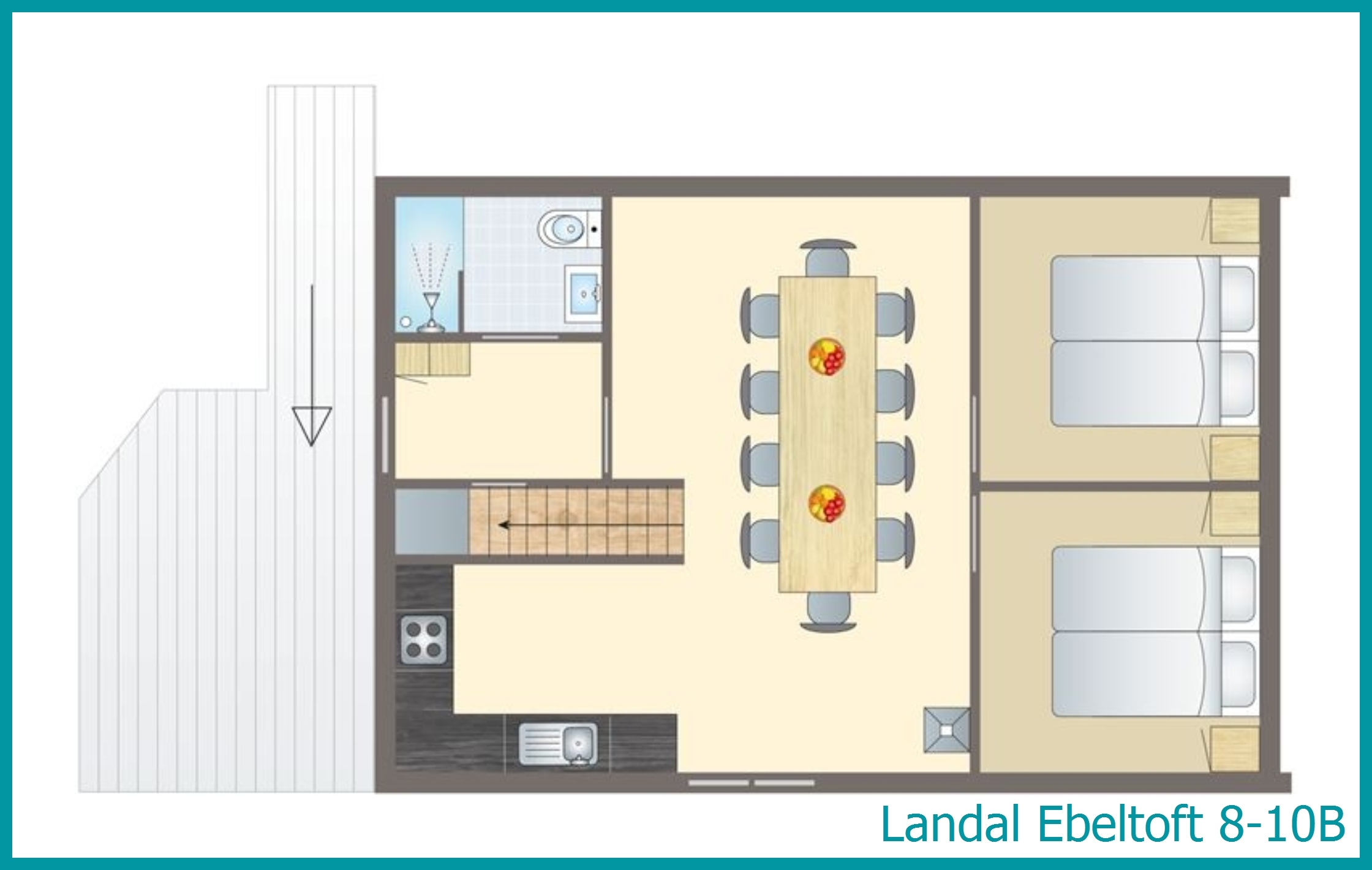 8-10-Personen-Ferienhaus 8-10B in Ebeltoft