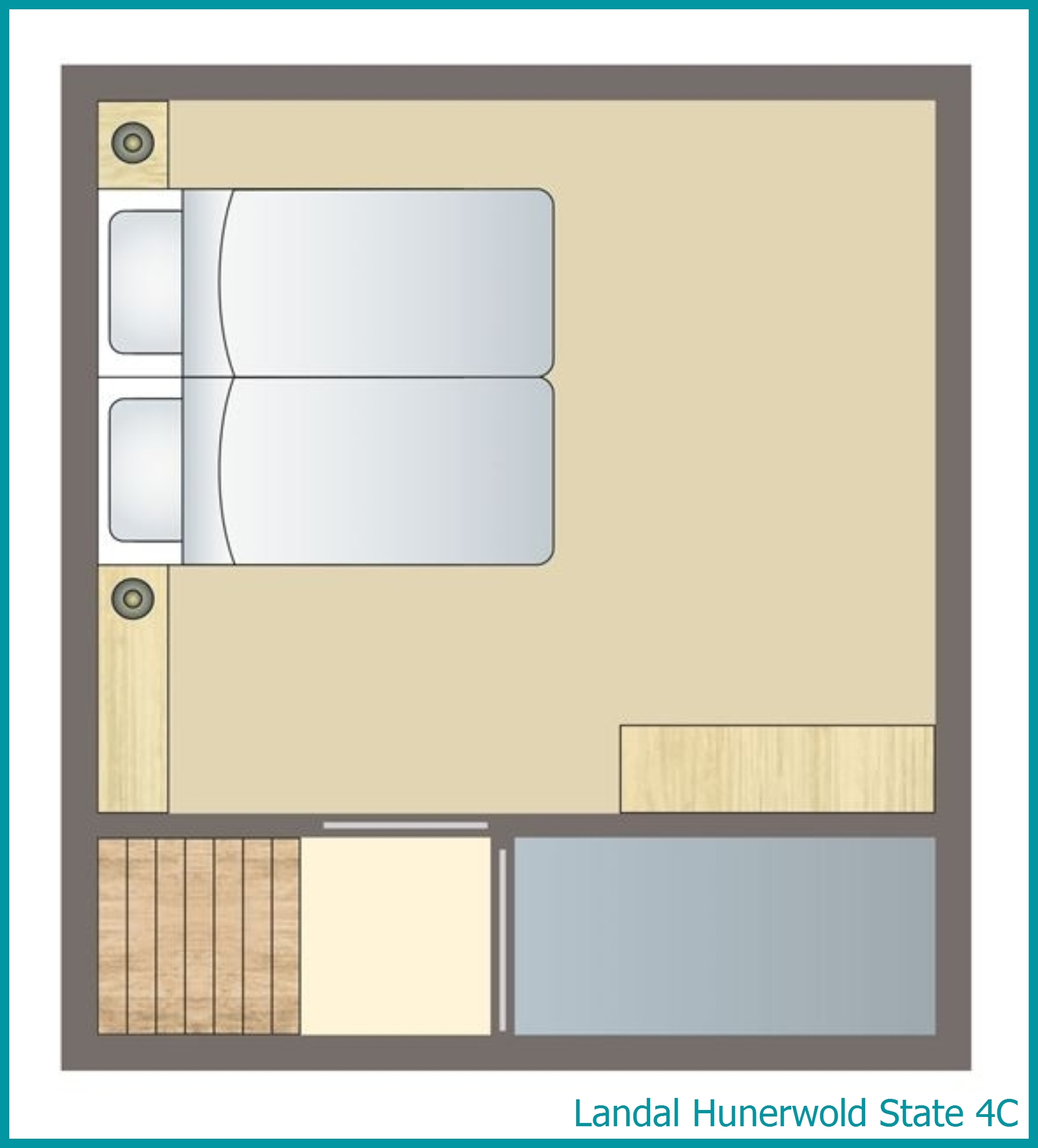 4-Personen-Ferienhaus 4C in Hunerwold State