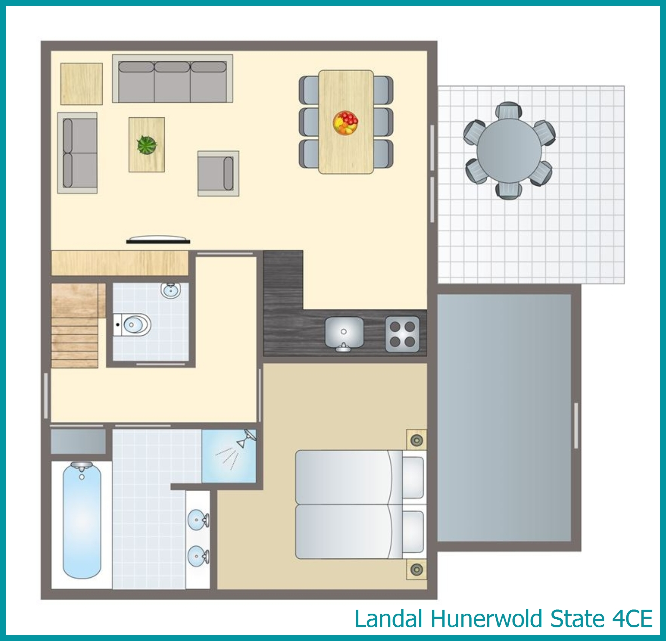 4-Personen-Ferienhaus 4CE in Hunerwold State