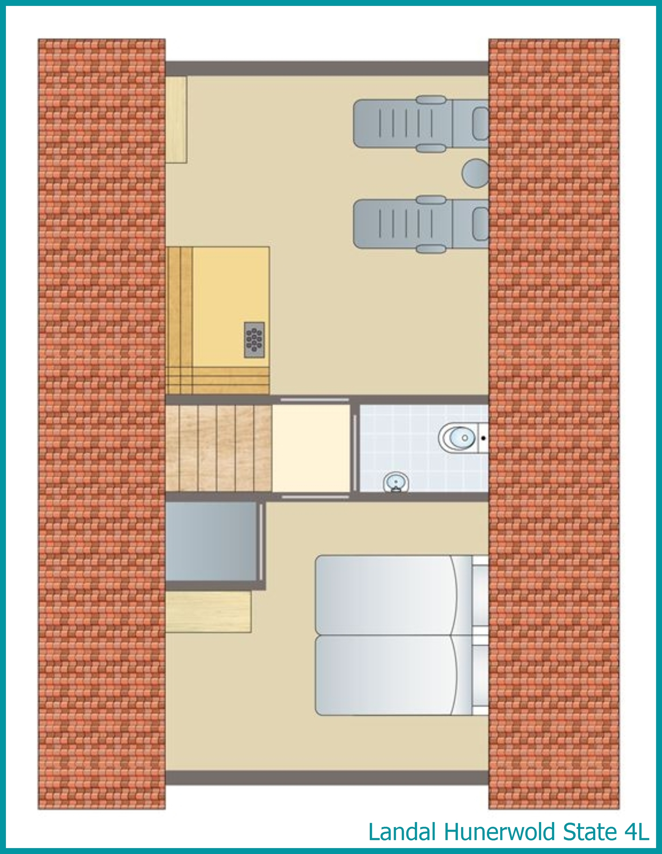 4-Personen-Ferienhaus 4L in Hunerwold State