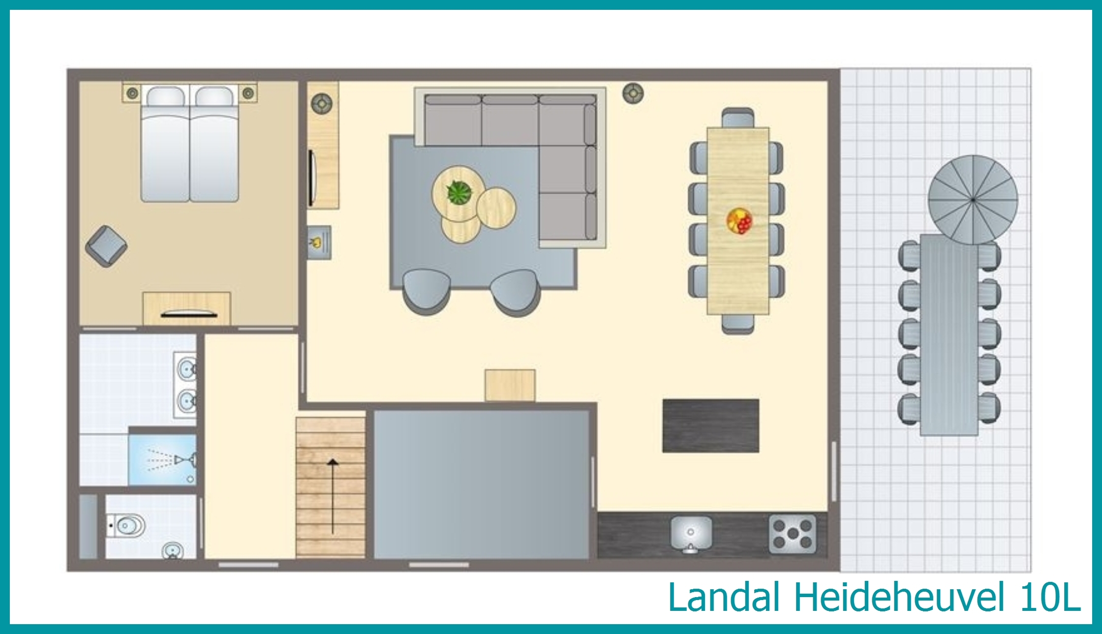 10-Personen-Ferienhaus 10L in Heideheuvel