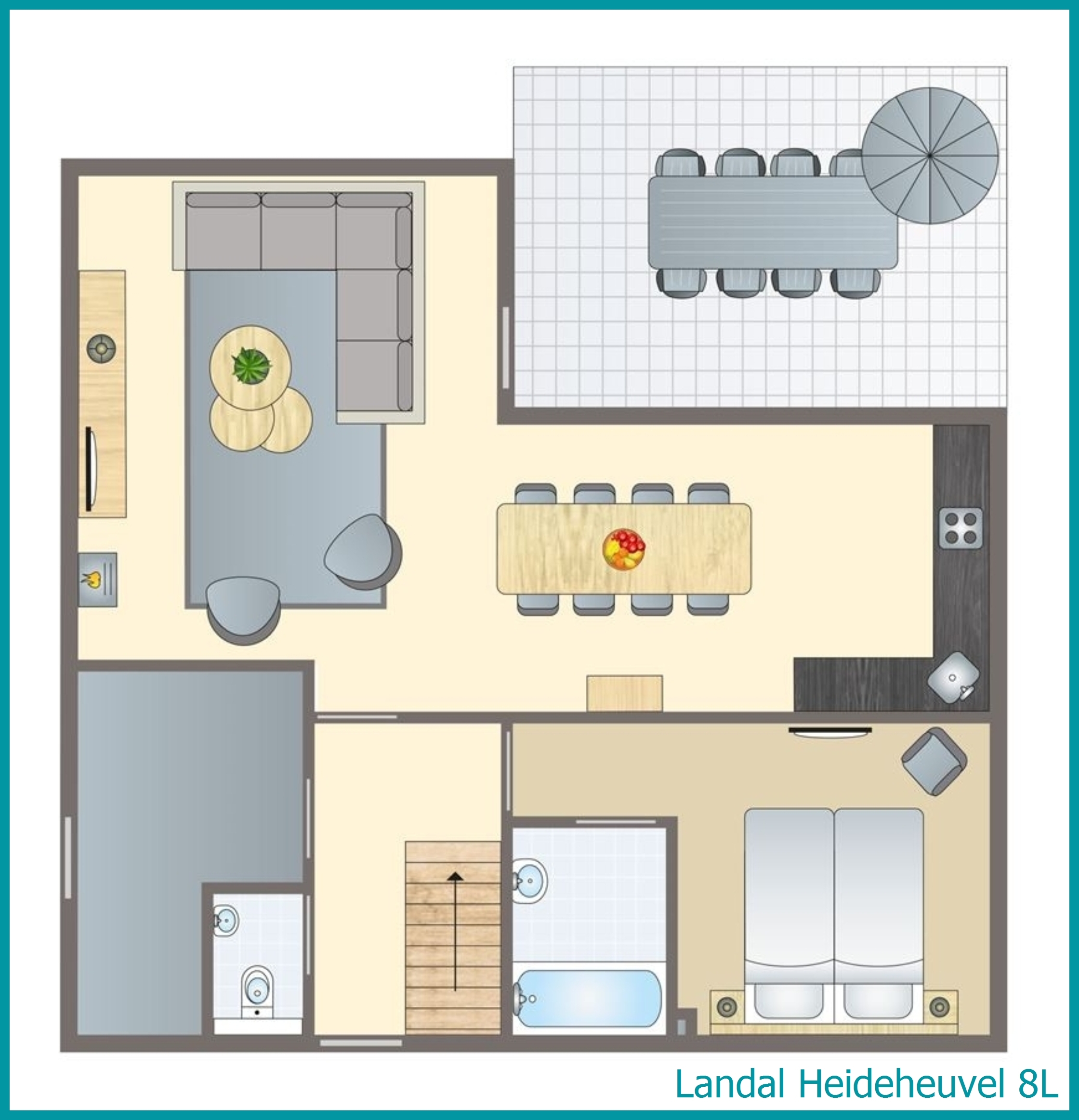 8-Personen-Ferienhaus 8L in Heideheuvel