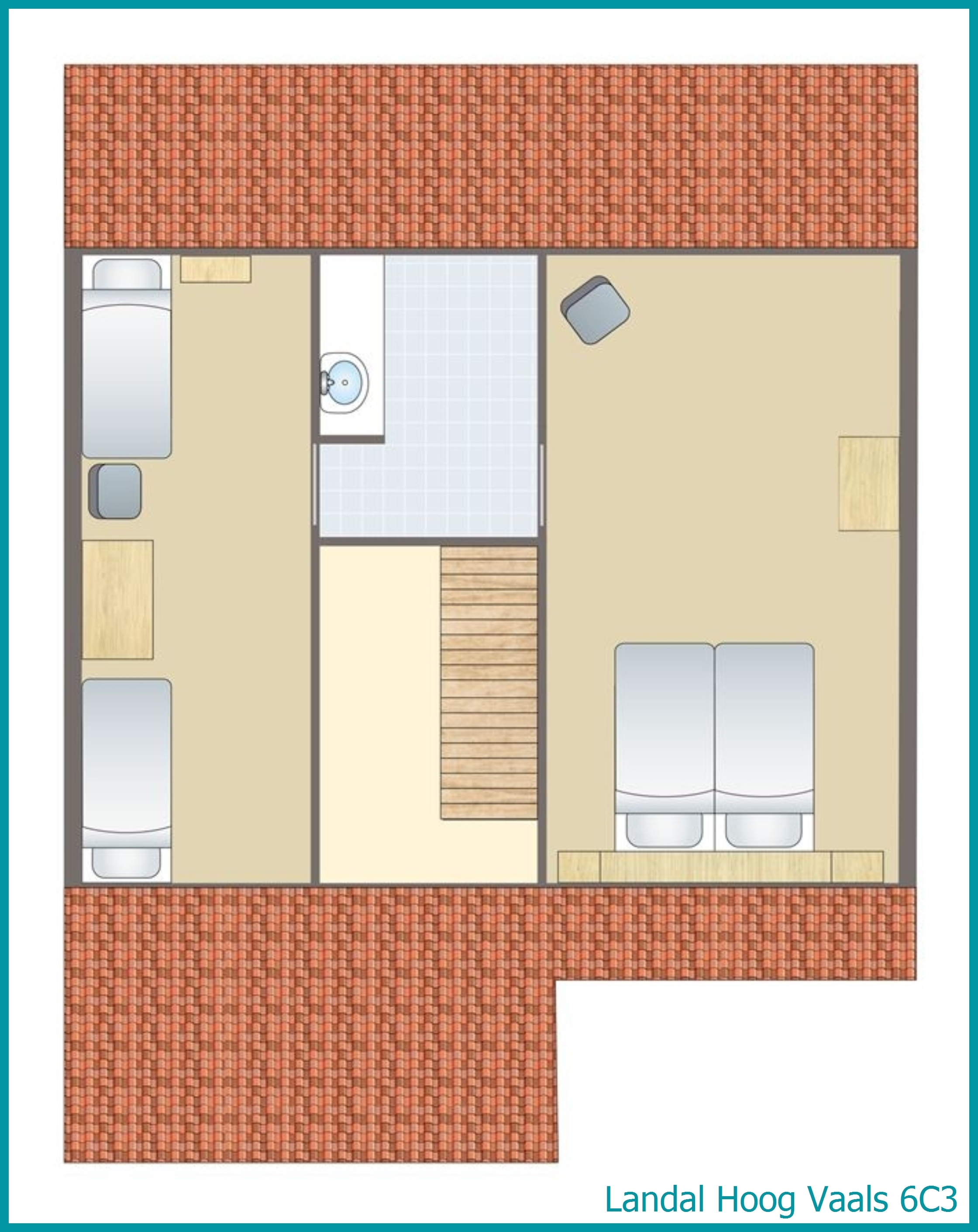 6-Personen-Ferienhaus 6C3 in Hoog Vaals