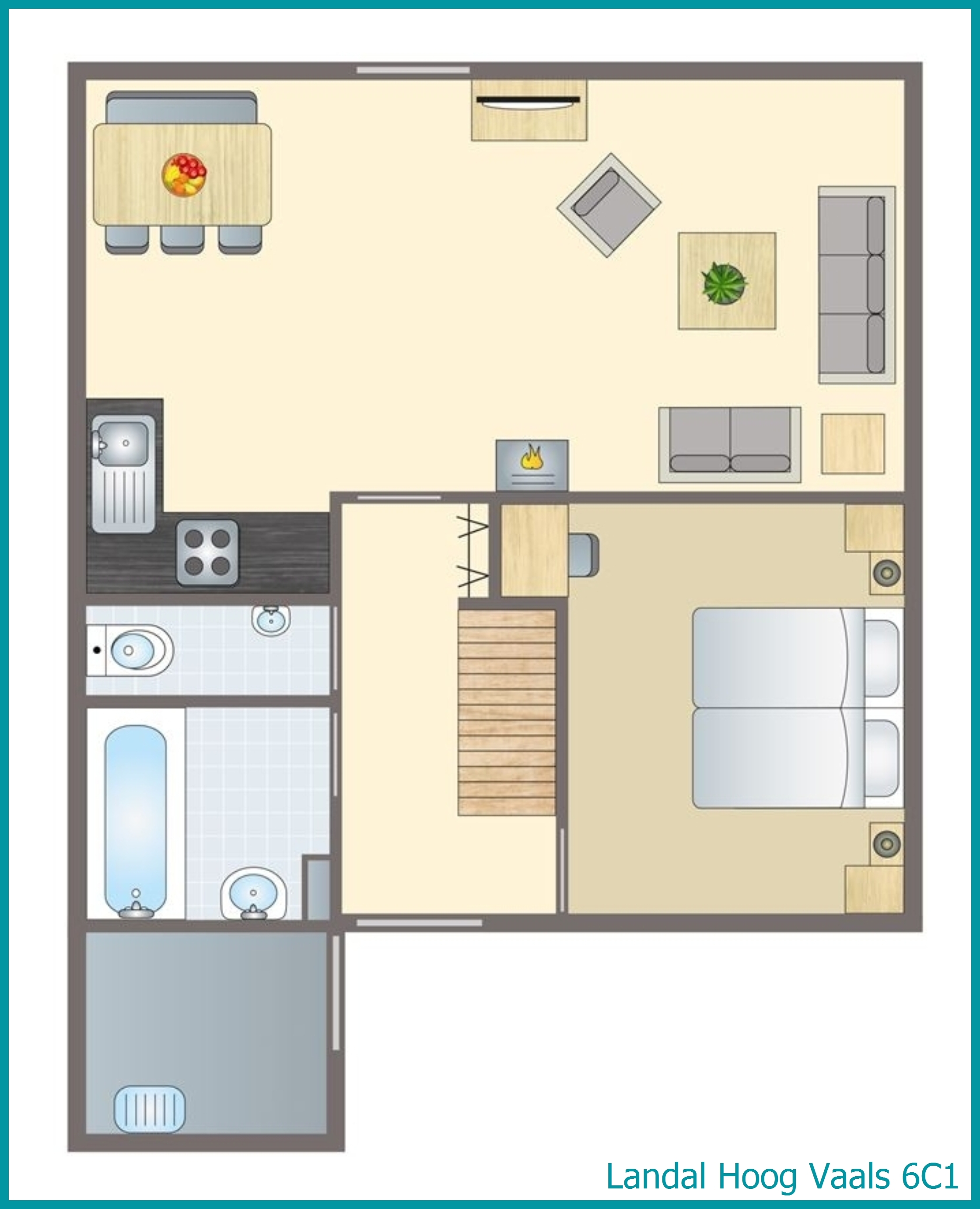 bungalow 6 personnes 6C1 à Hoog Vaals