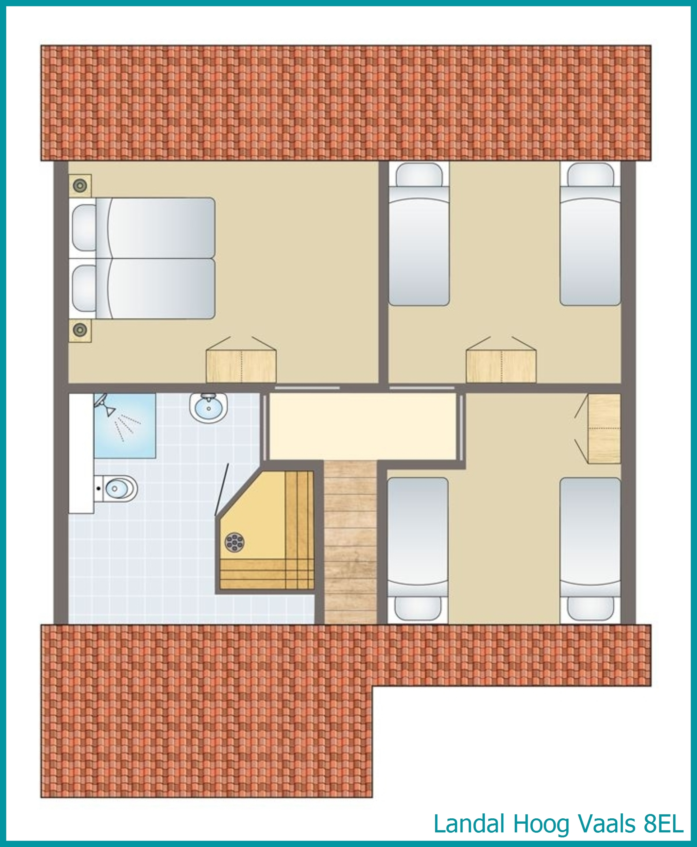 bungalow 8 personnes 8EL à Hoog Vaals