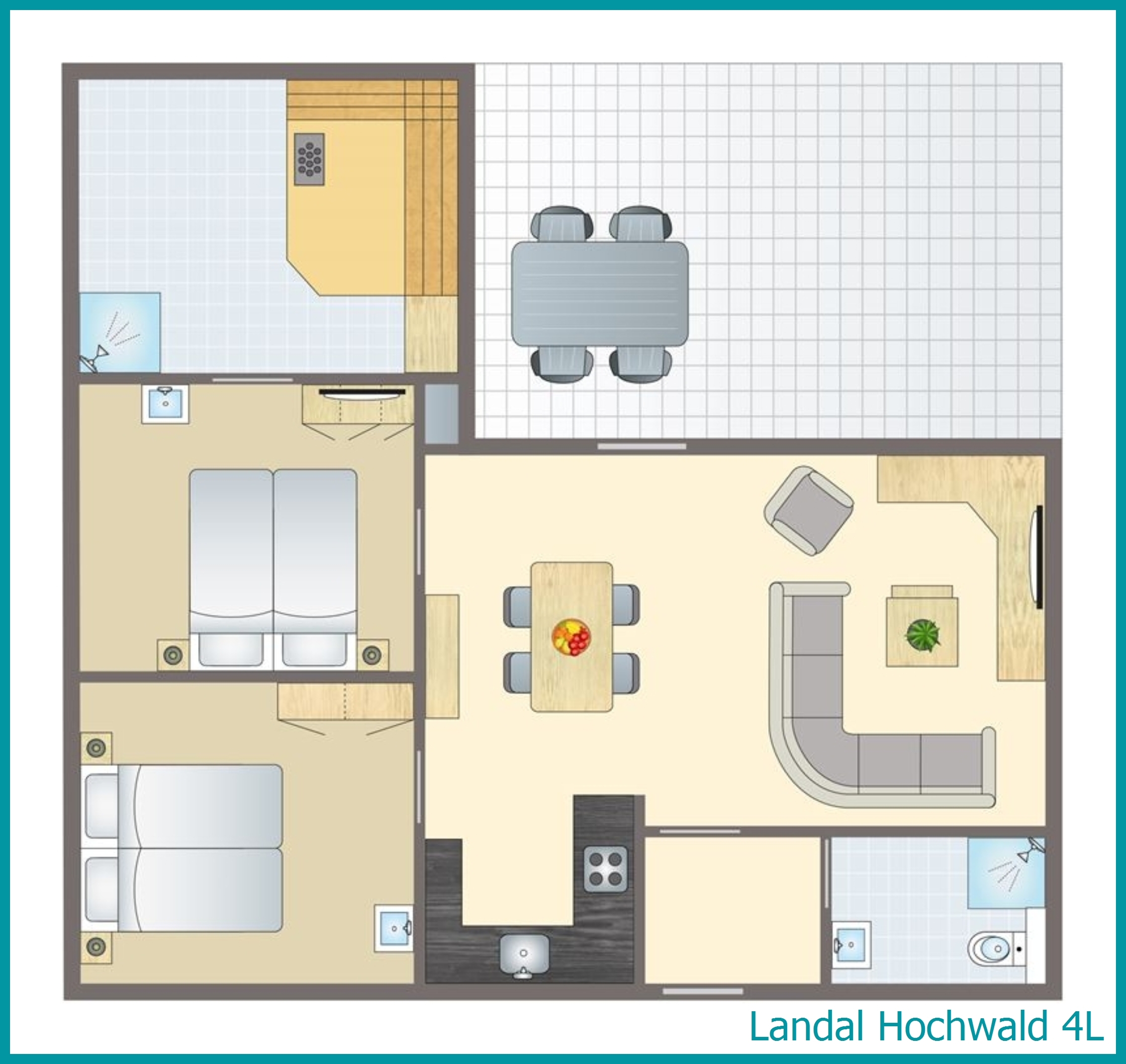 4-Personen-Ferienhaus 4L in Hochwald