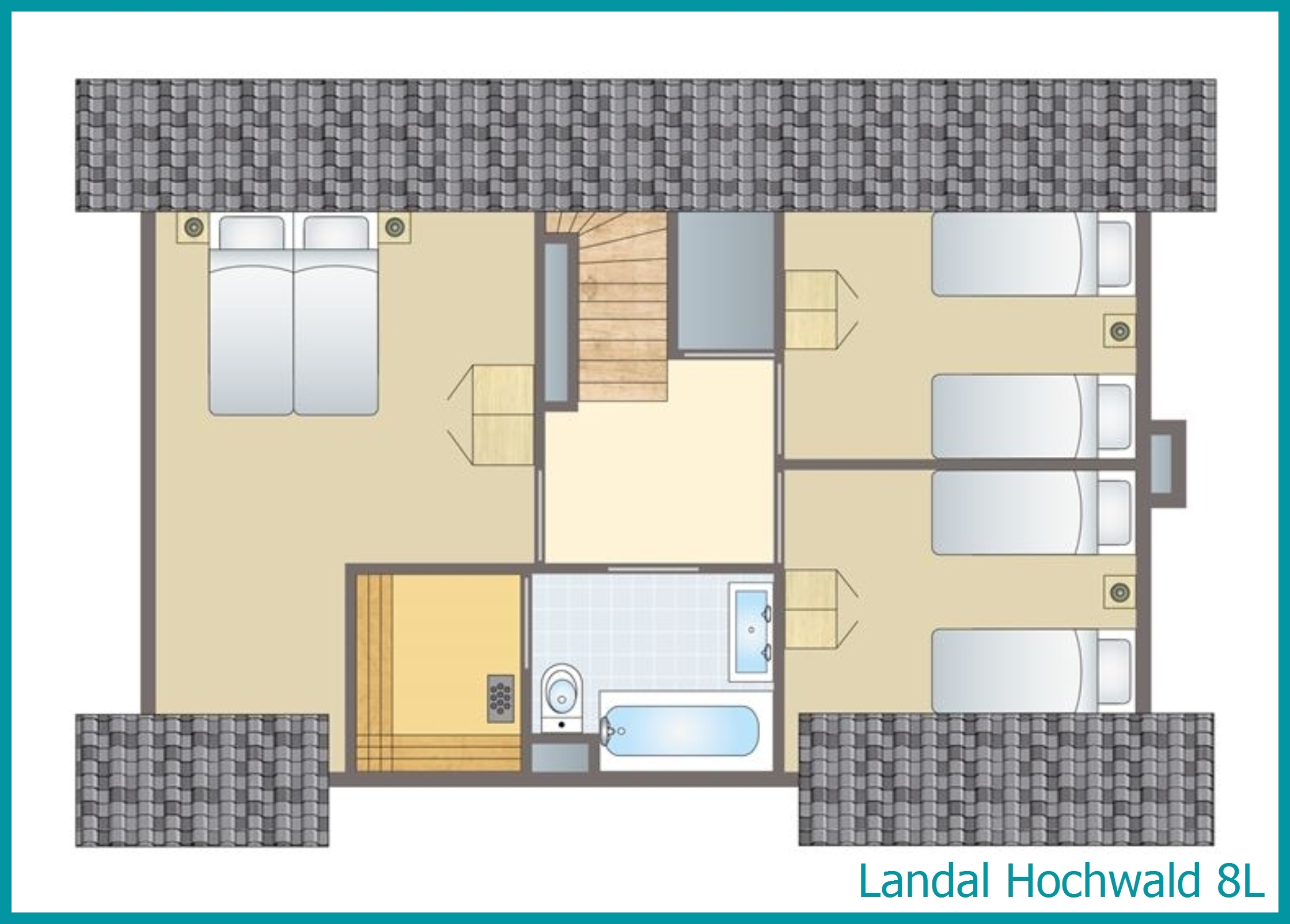 8-Personen-Ferienhaus 8L in Hochwald