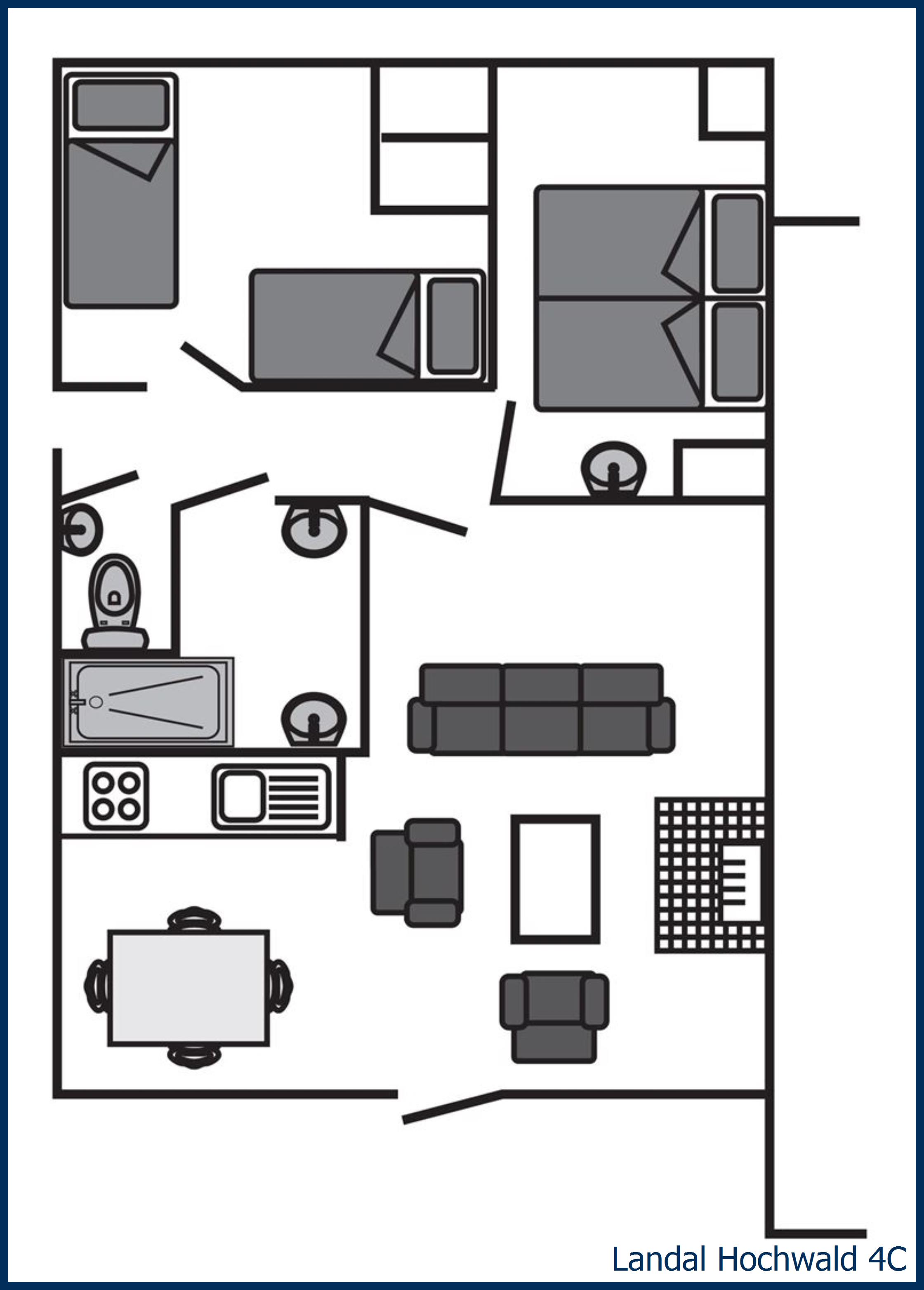 Bungalow 4C à Hochwald