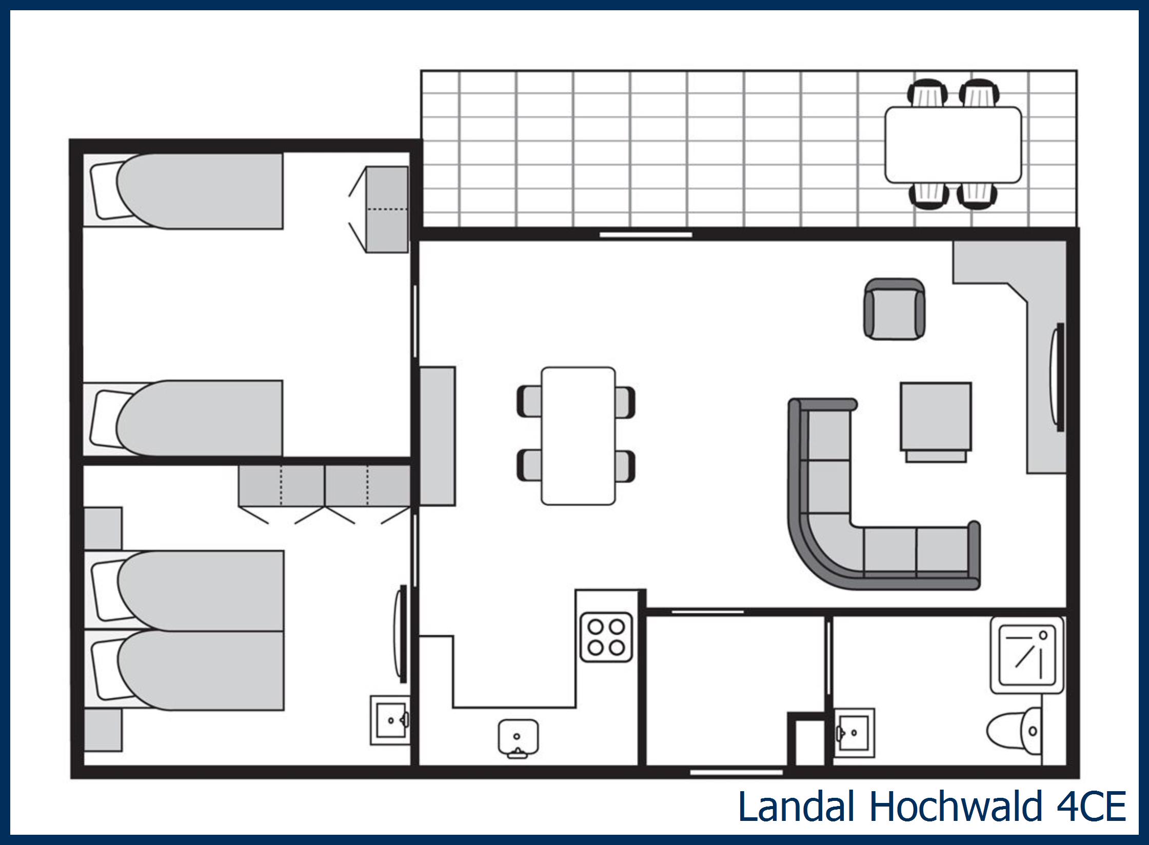 Bungalow 4CE à Hochwald