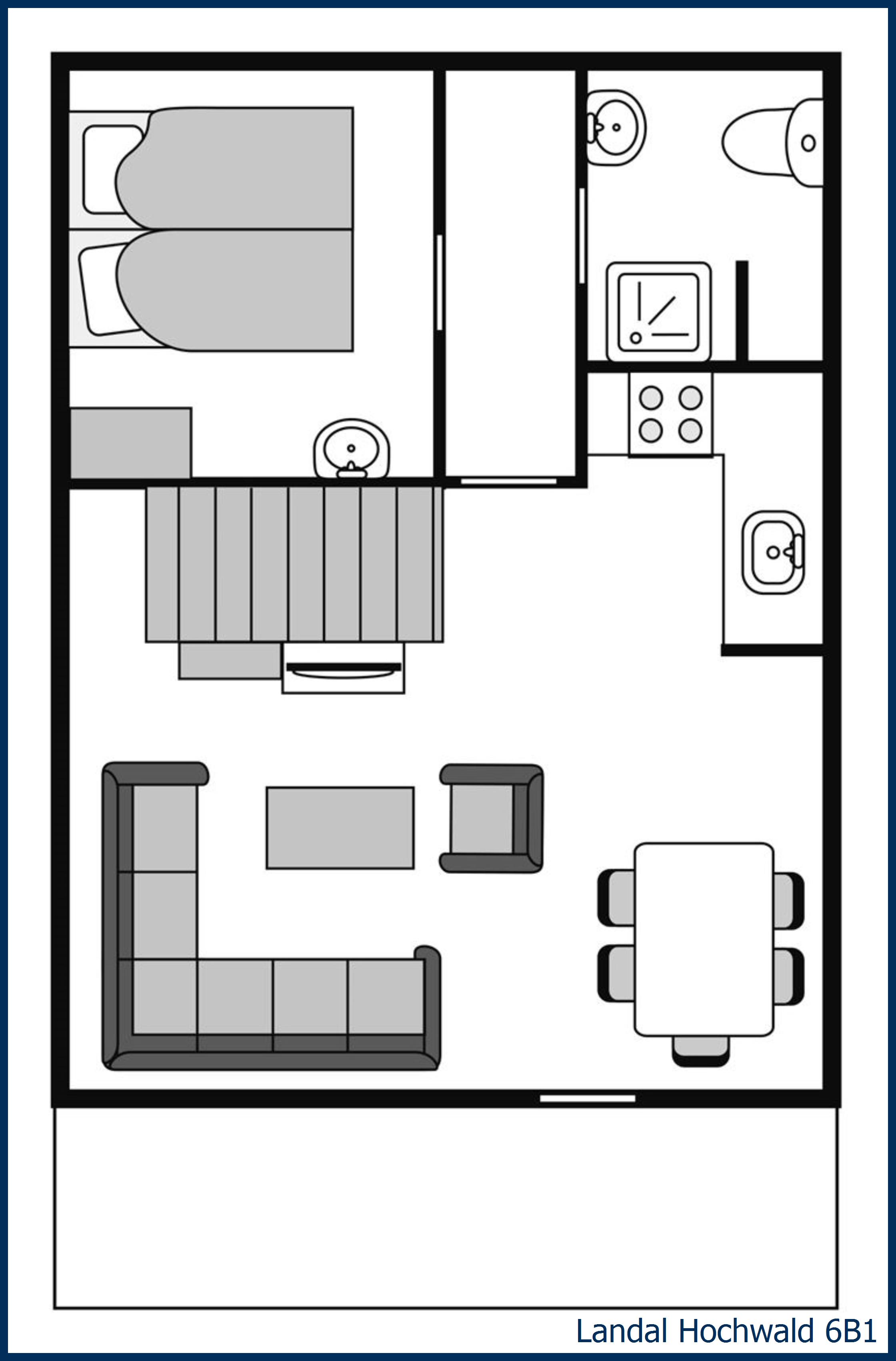 Bungalow 6B1 à Hochwald