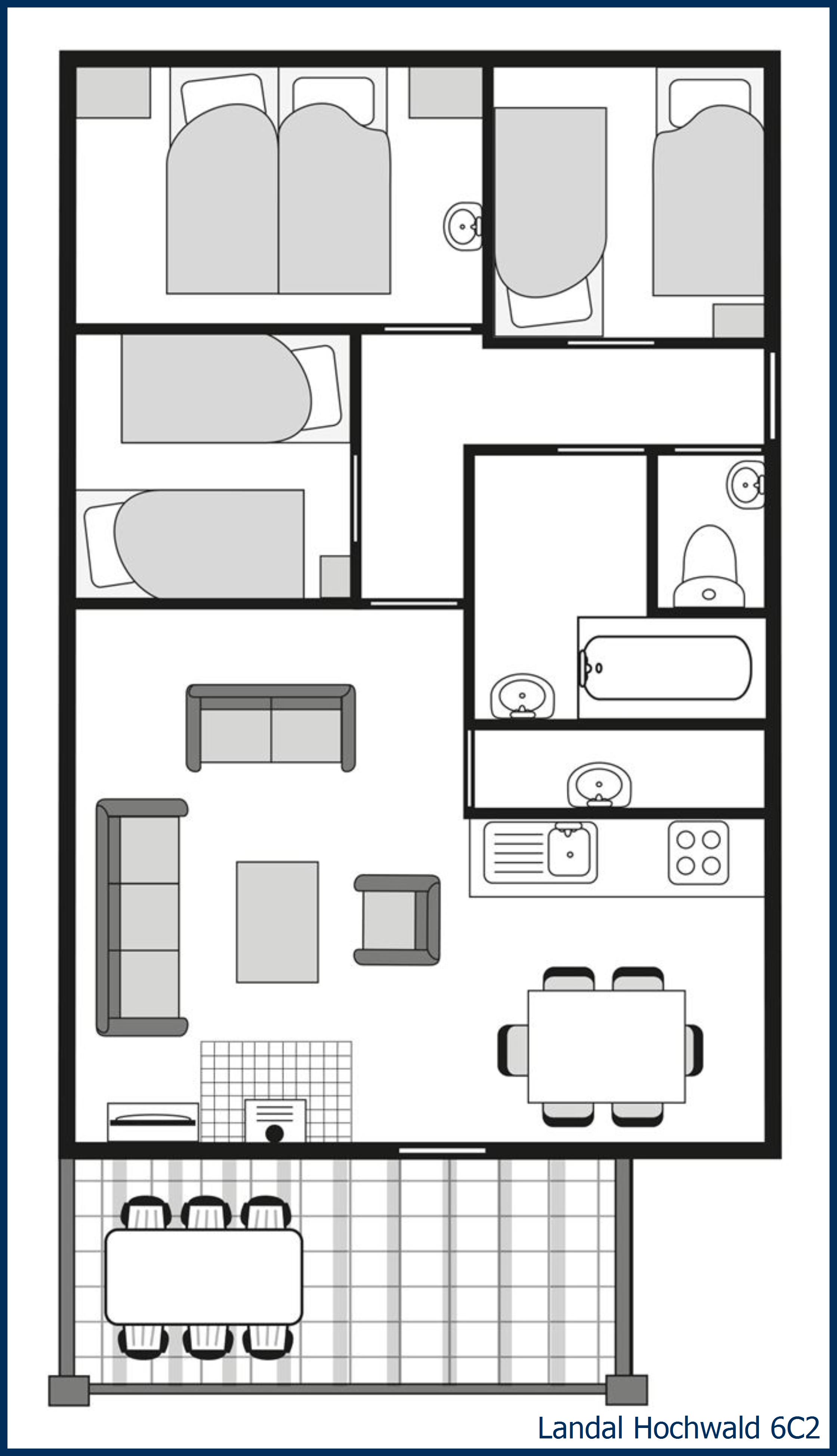 Bungalow 6C2 à Hochwald