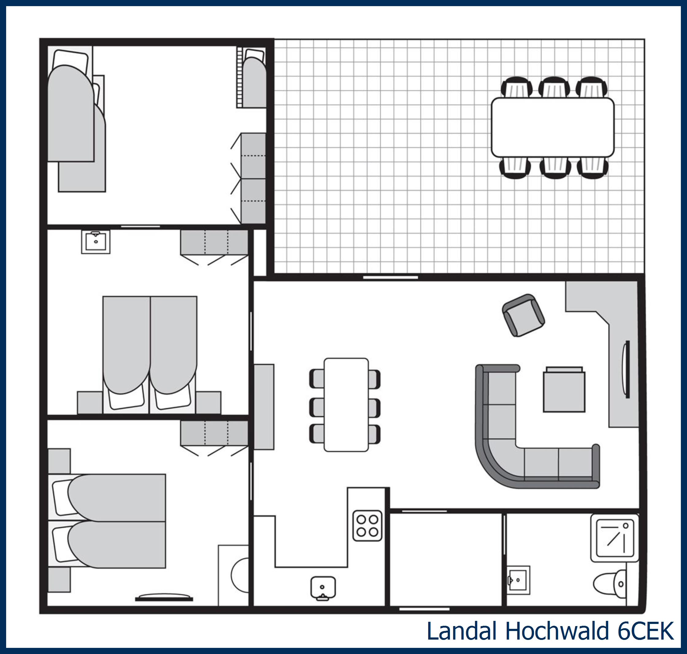 Bungalow enfant 6CEK à Hochwald