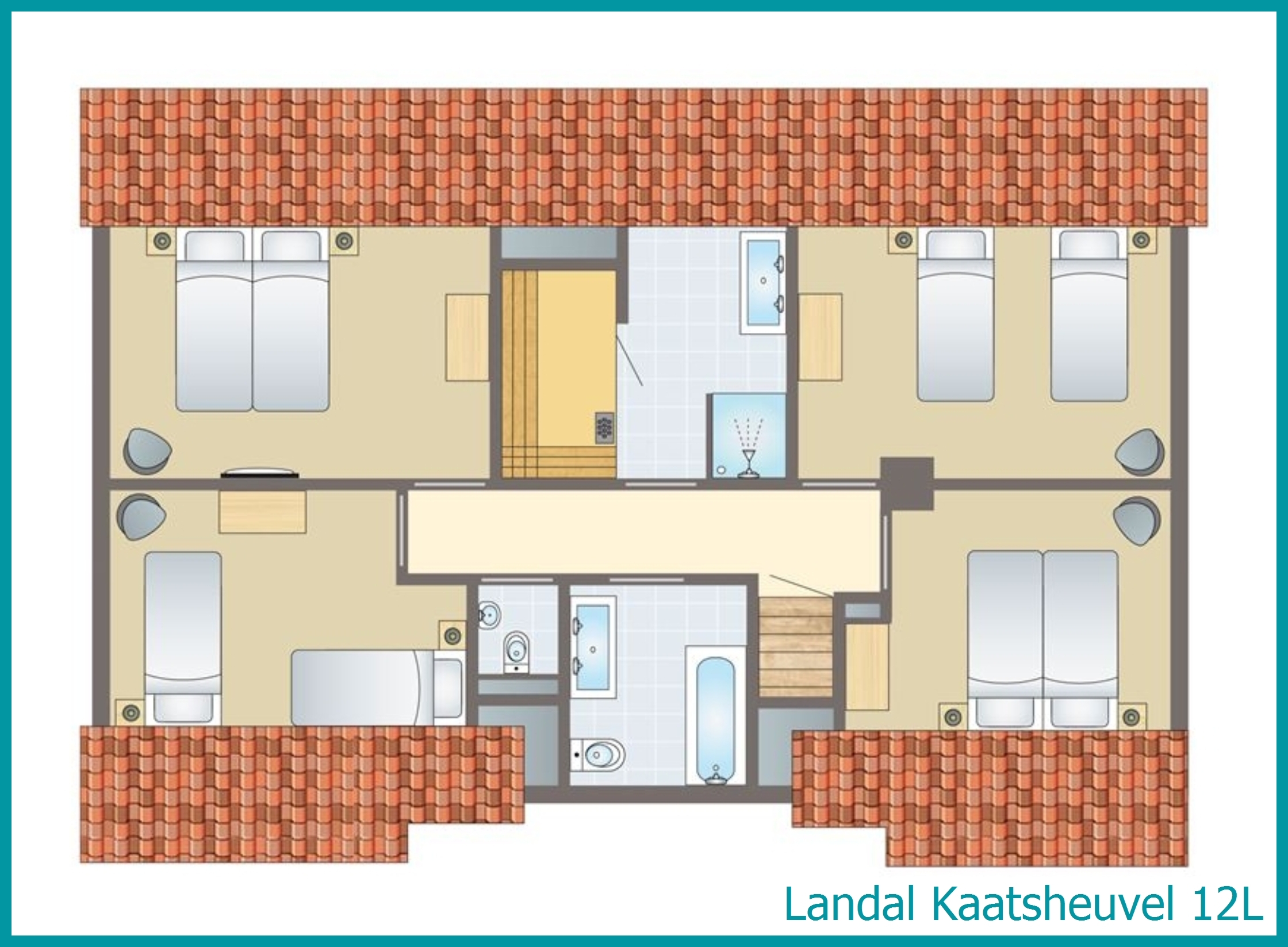 12-Personen-Ferienhaus 12L in Kaatsheuvel