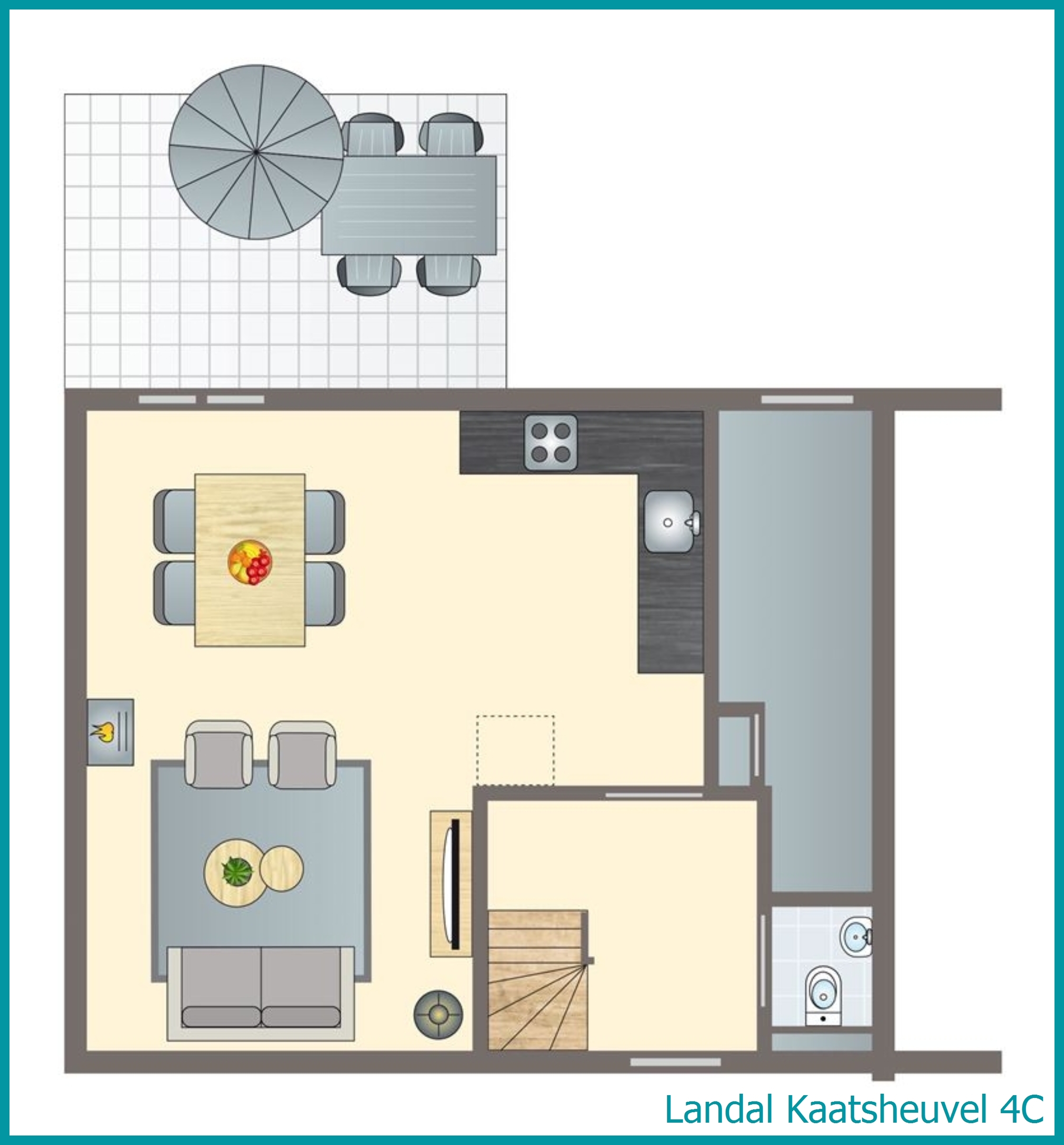 4-Personen-Ferienhaus 4C in Kaatsheuvel